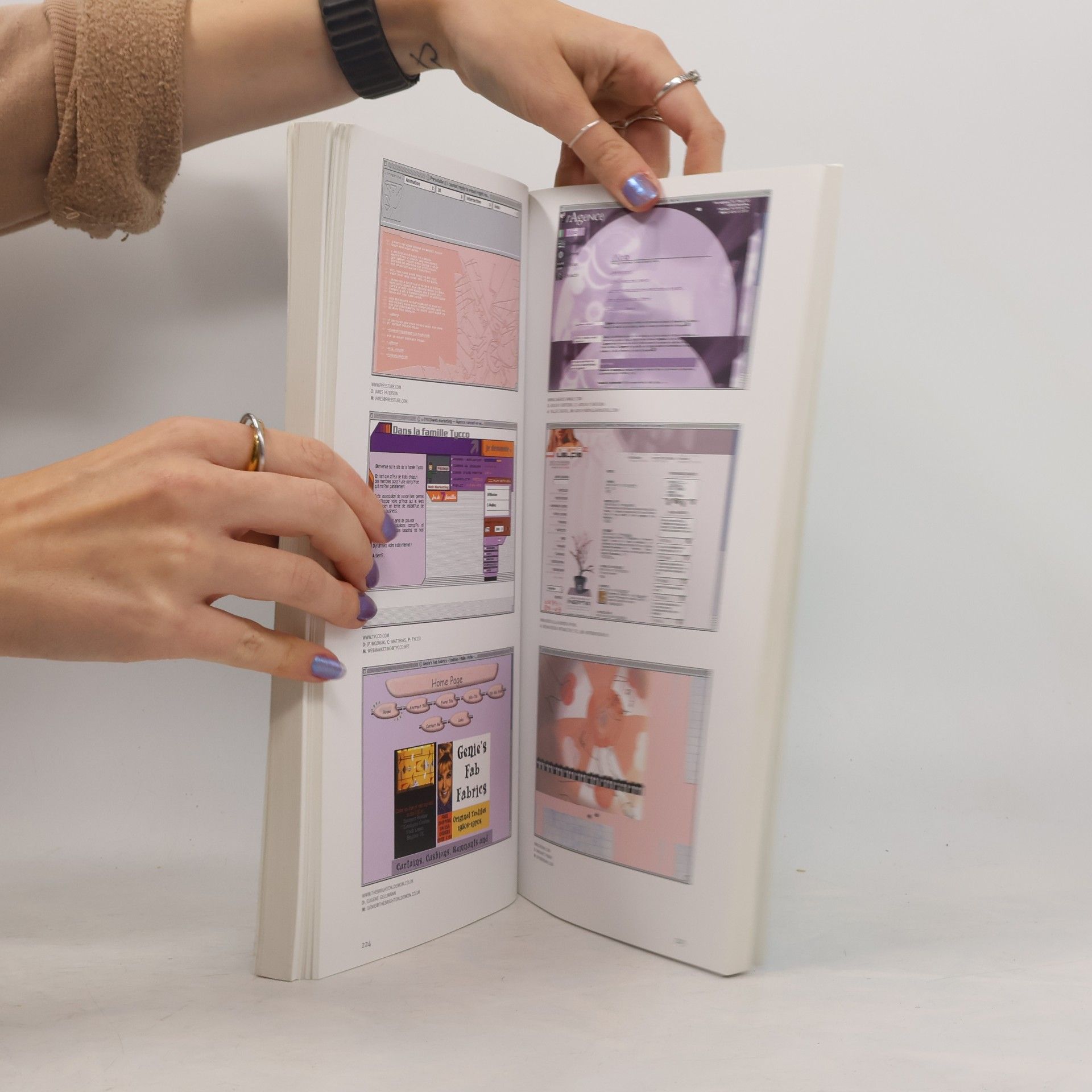 Guenter Beer Web design index. 2