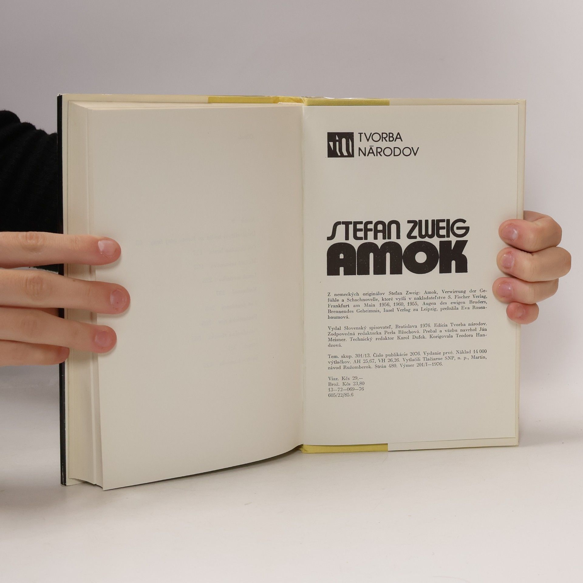 Stefan Zweig Amok