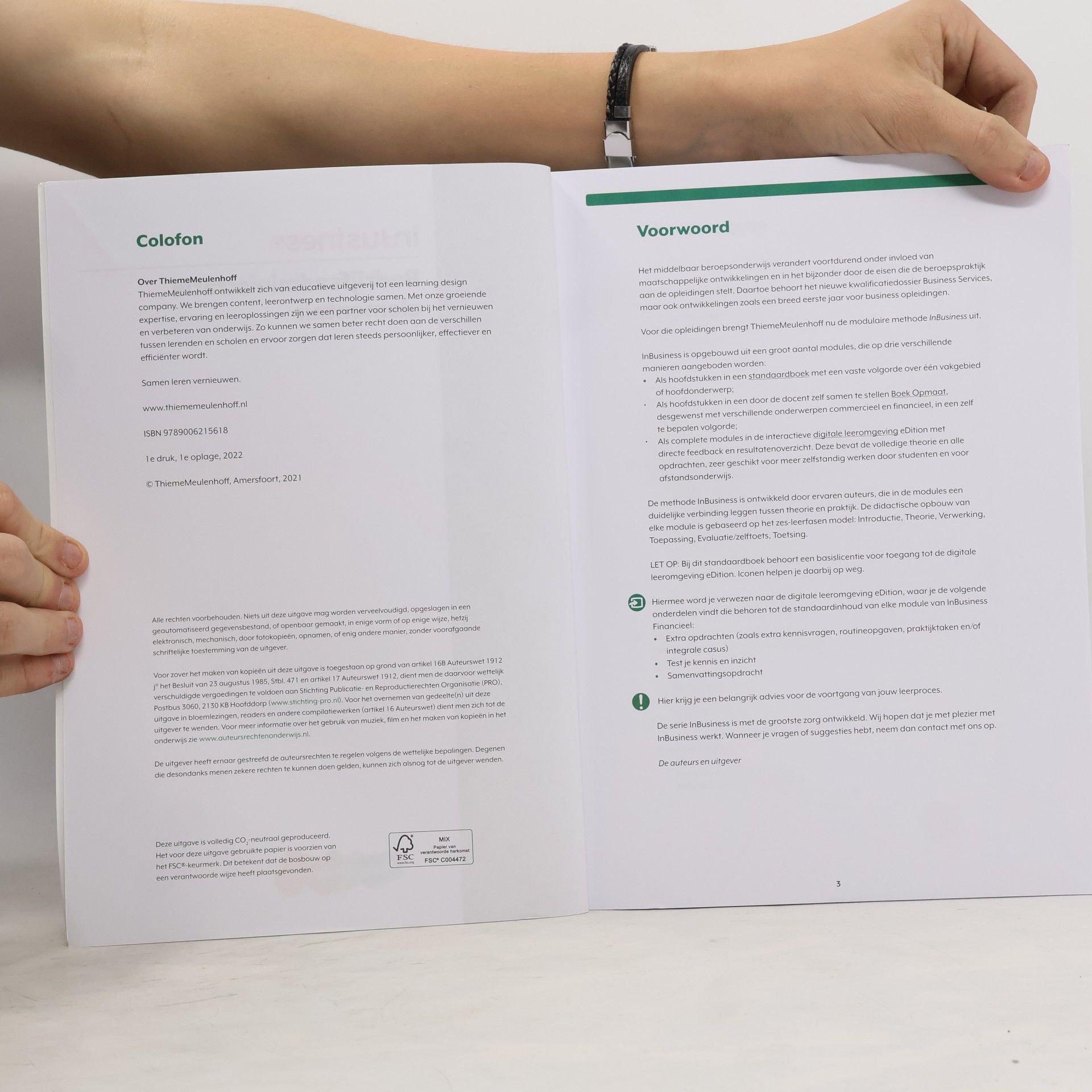 InBusiness services bedrijfsadministratie elementair werkboek