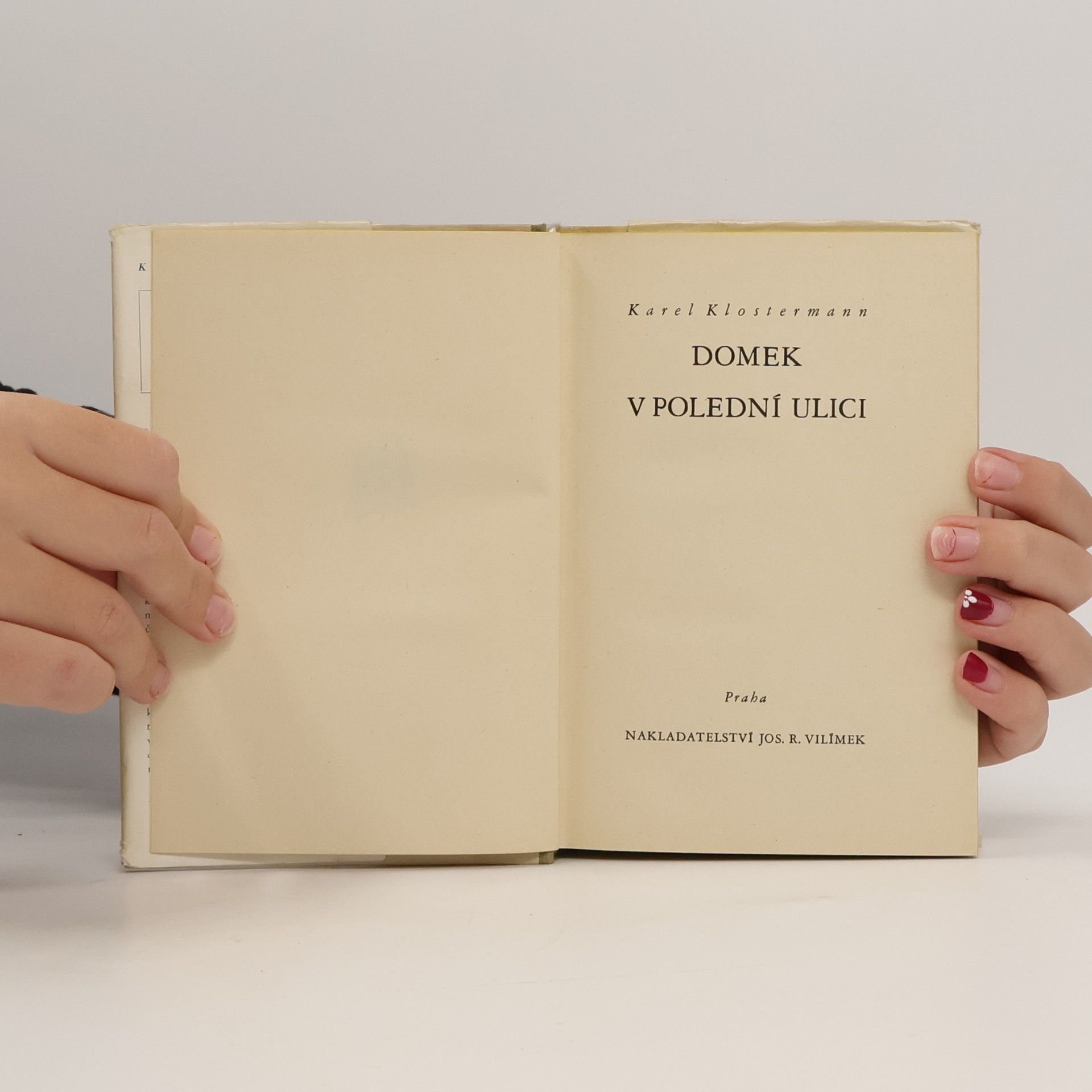 Karel Klostermann Domek v polední ulici