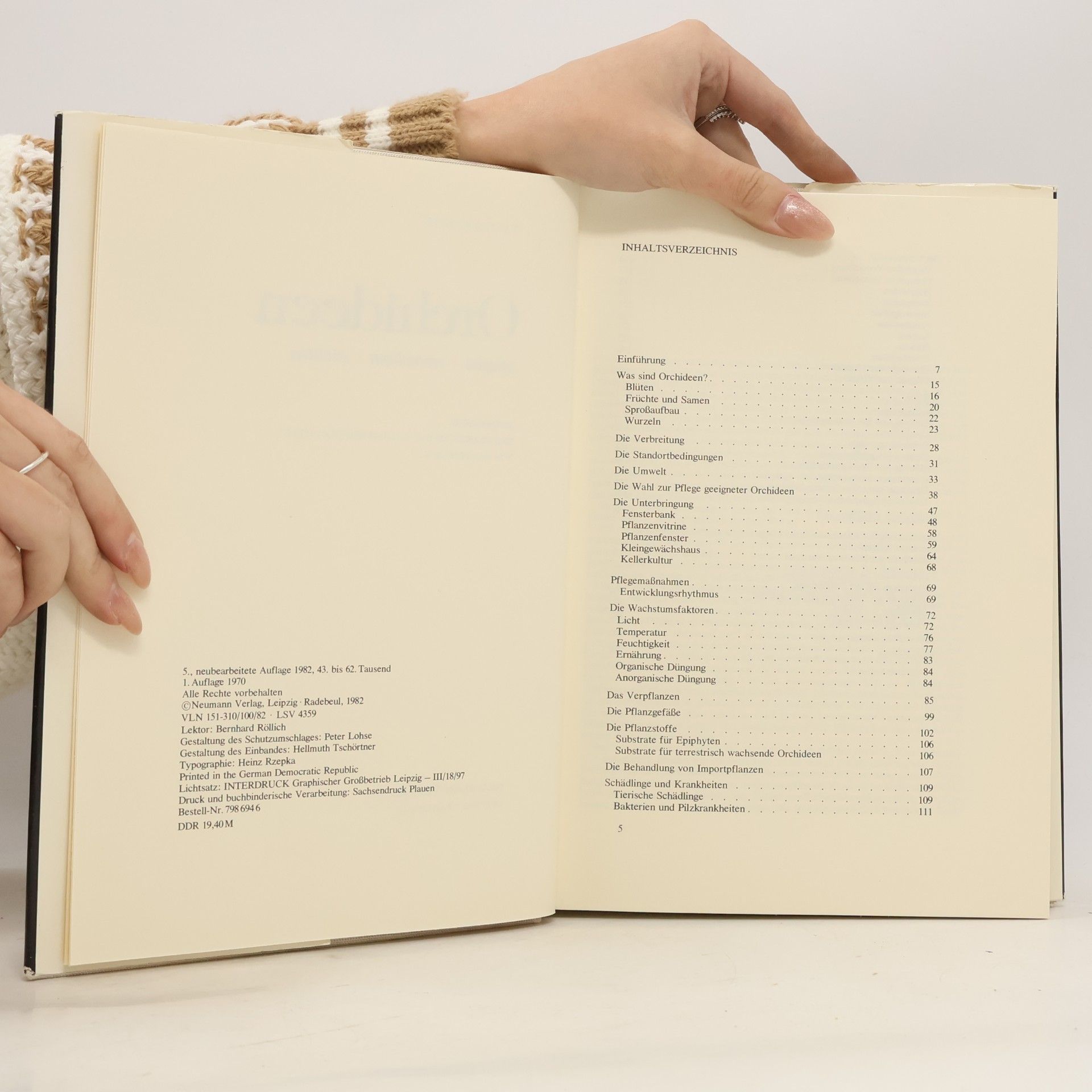 Walter Richter Orchideen : Pflegen, vermehren, züchten