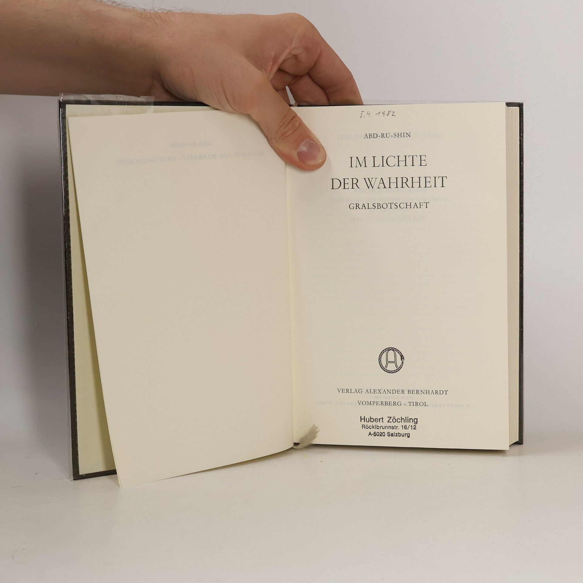 Abd Ru Shin Im Lichte der Wahrheit