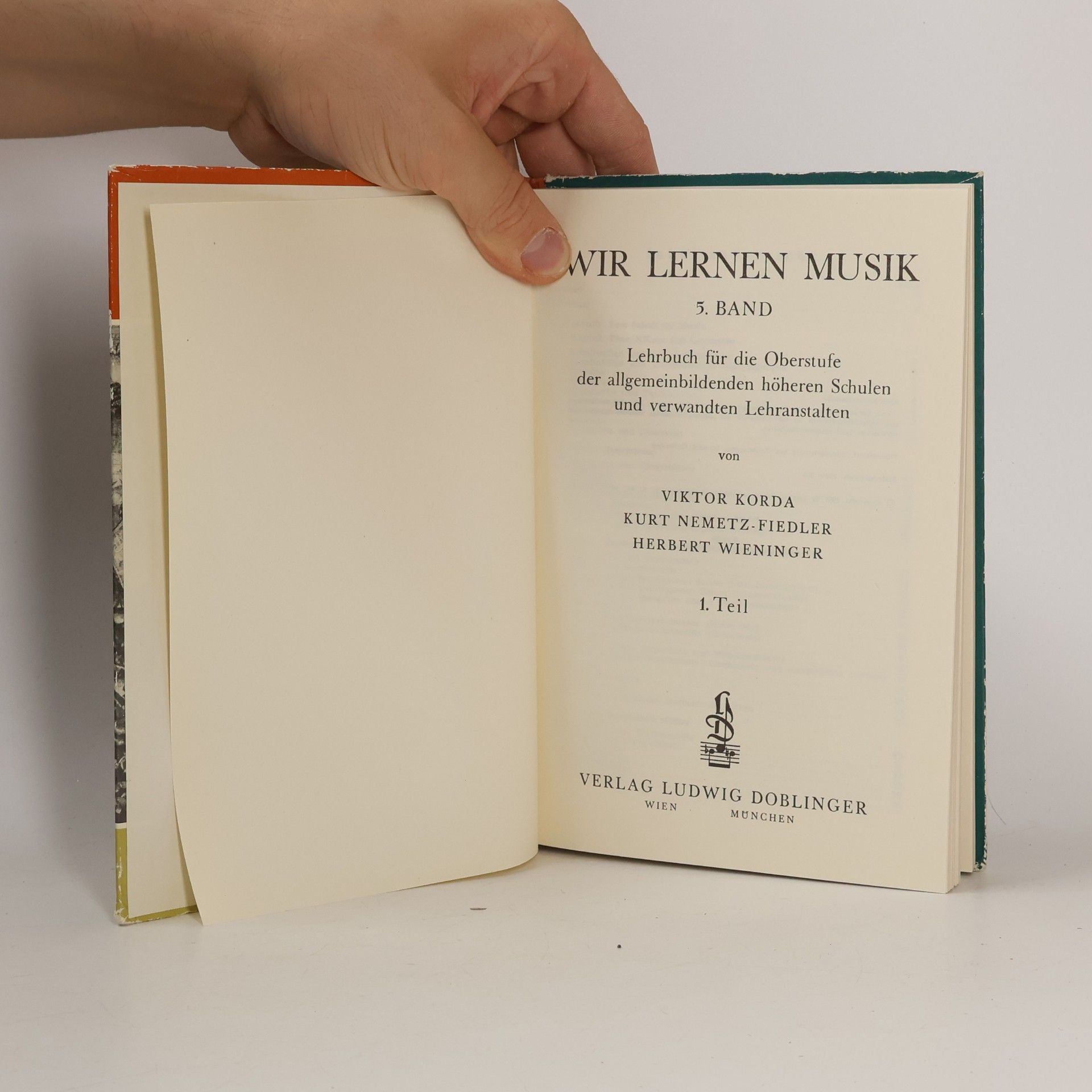Viktor Korda Wir lernen Musik 5. Teil 1.
