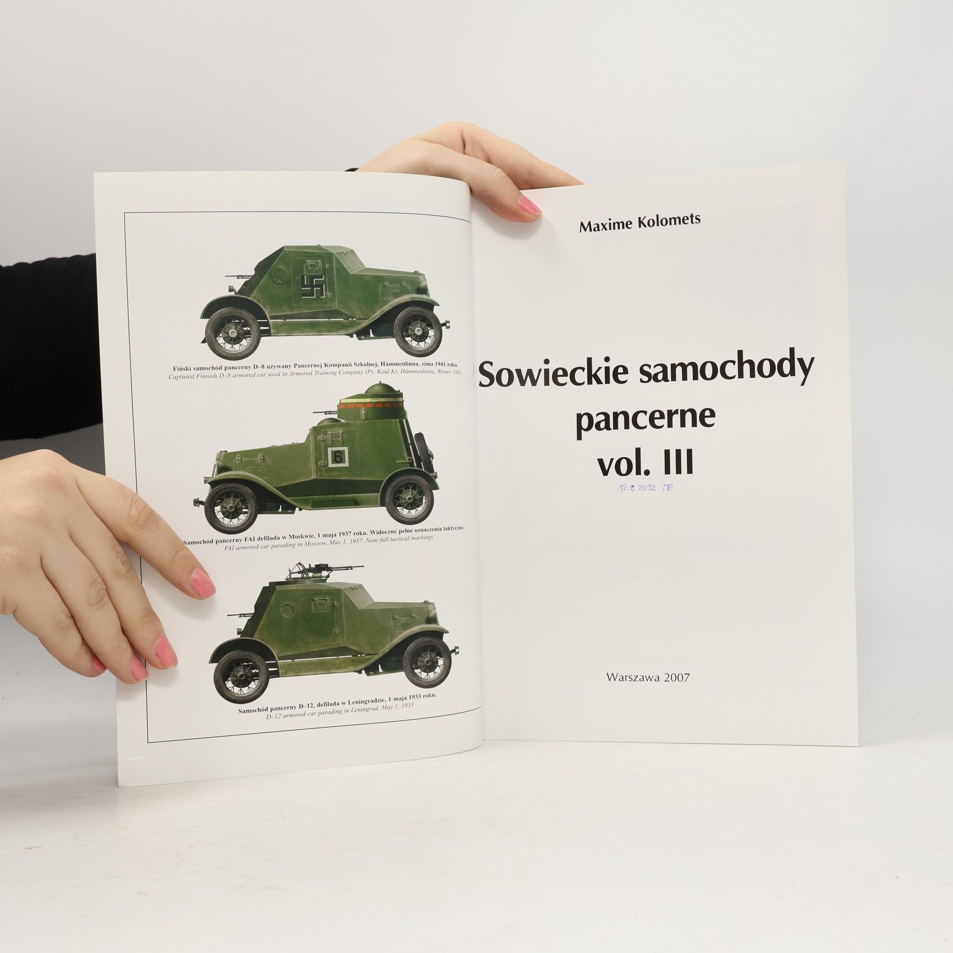 Maxime Kolomets Sowieckie samochody pancerne III.