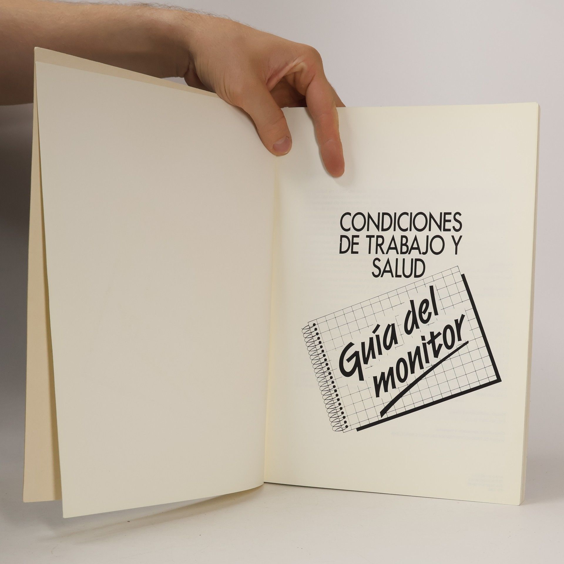 Condiciones de trabajo y salud - Guía del monitor