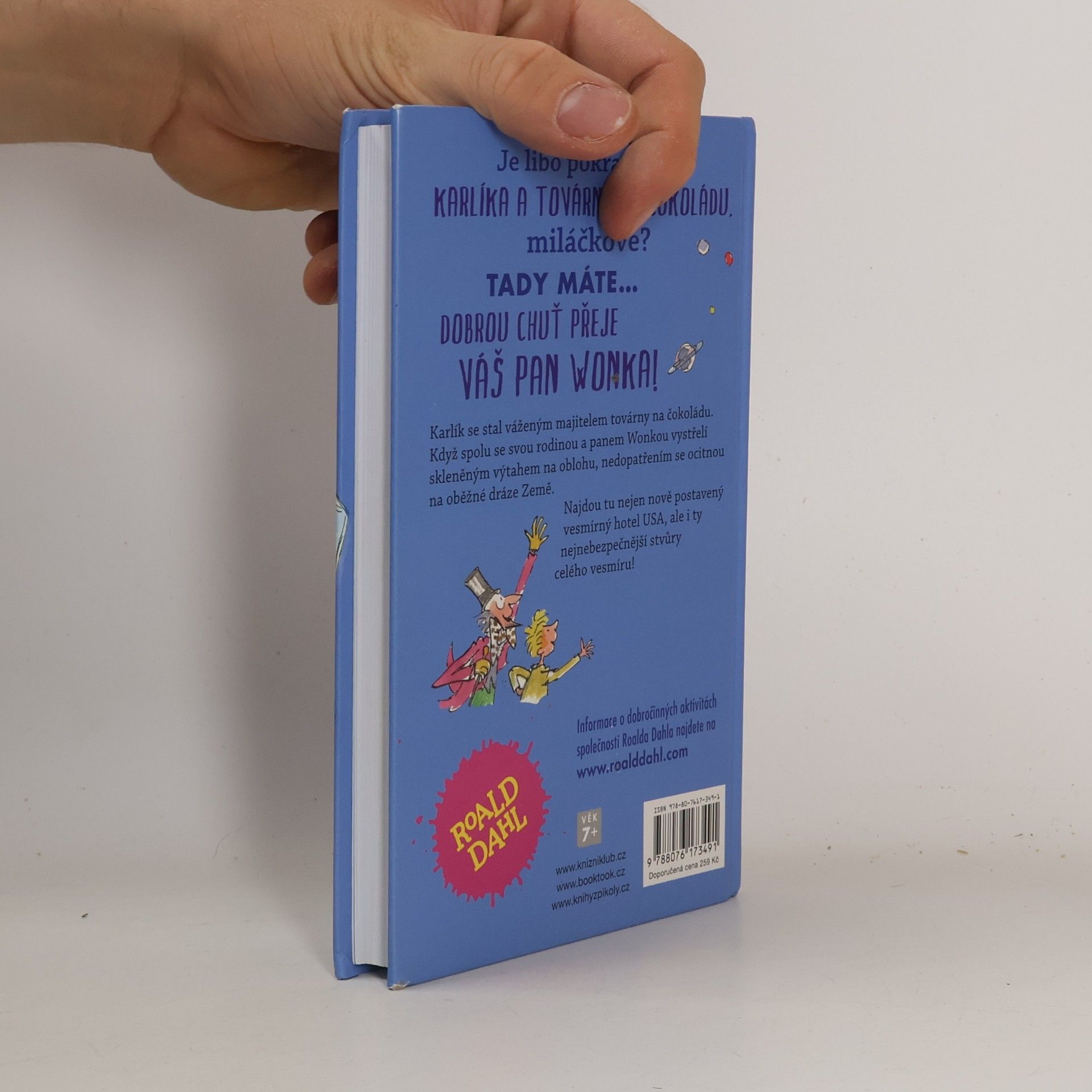 Roald Dahl Karlík a velký skleněný výtah