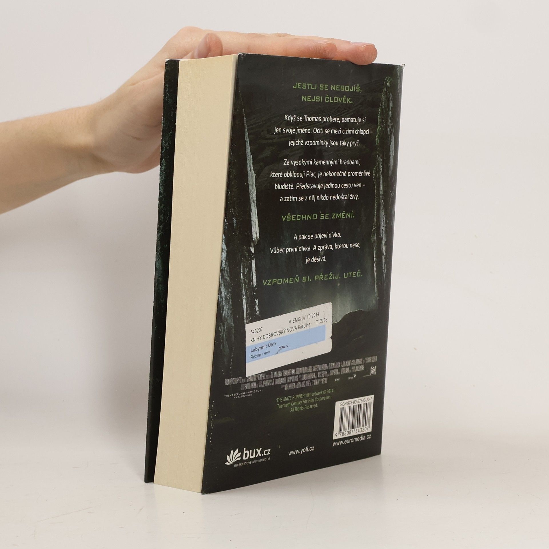 James Dashner Labyrint: Útěk