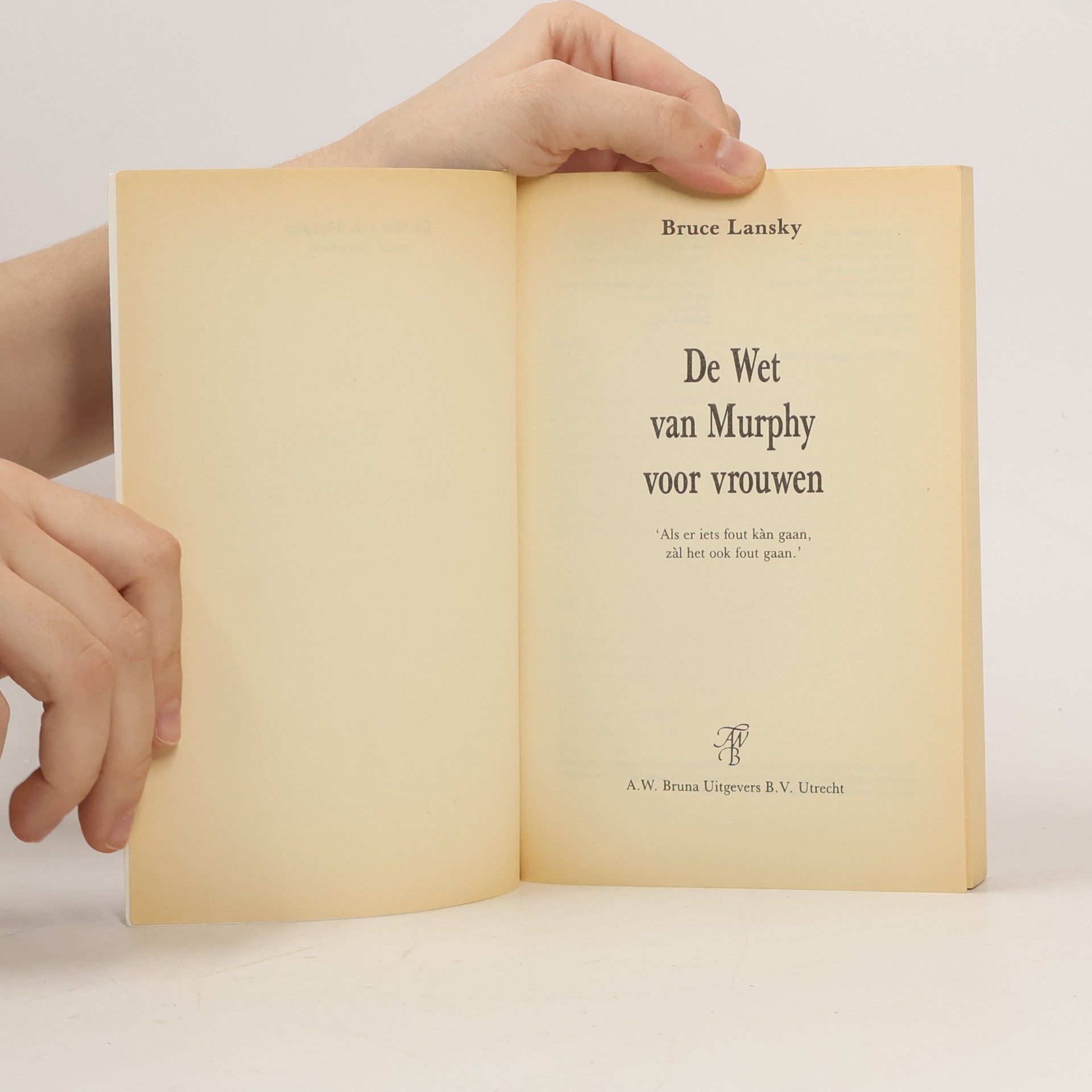 Bruce Lansky De wet van Murphy voor vrouwen