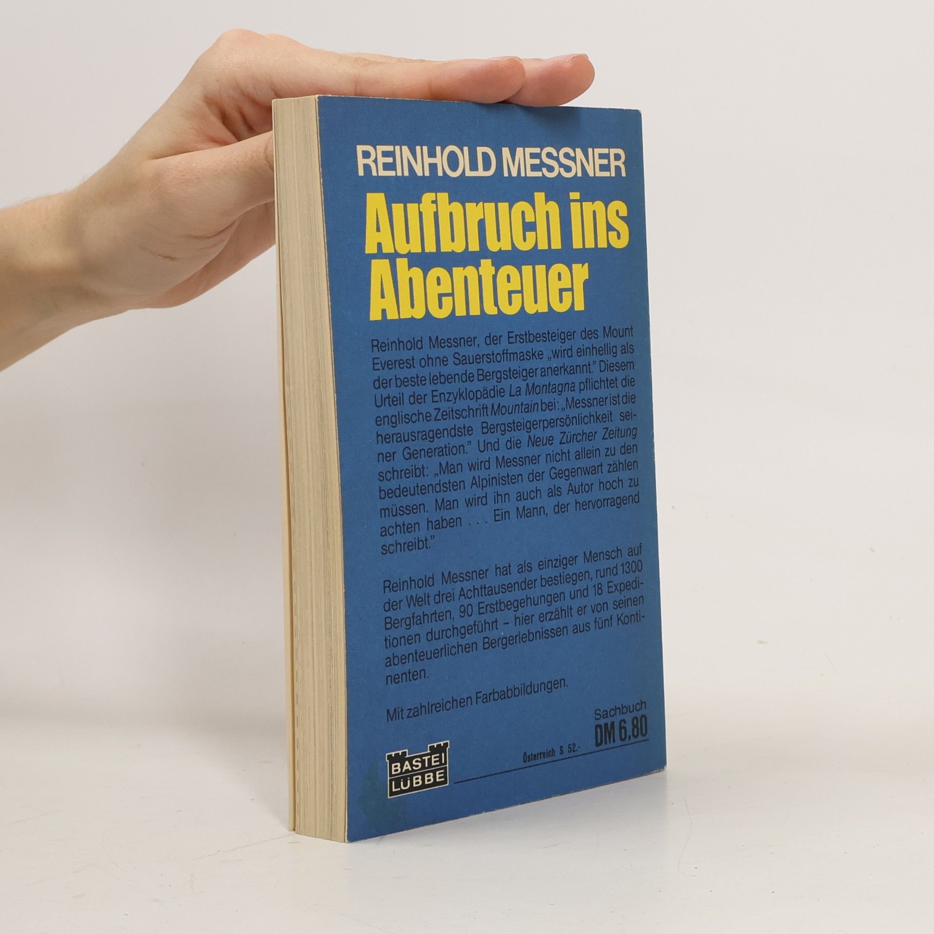 Reinhold Messner Aufbruch ins Abenteuer