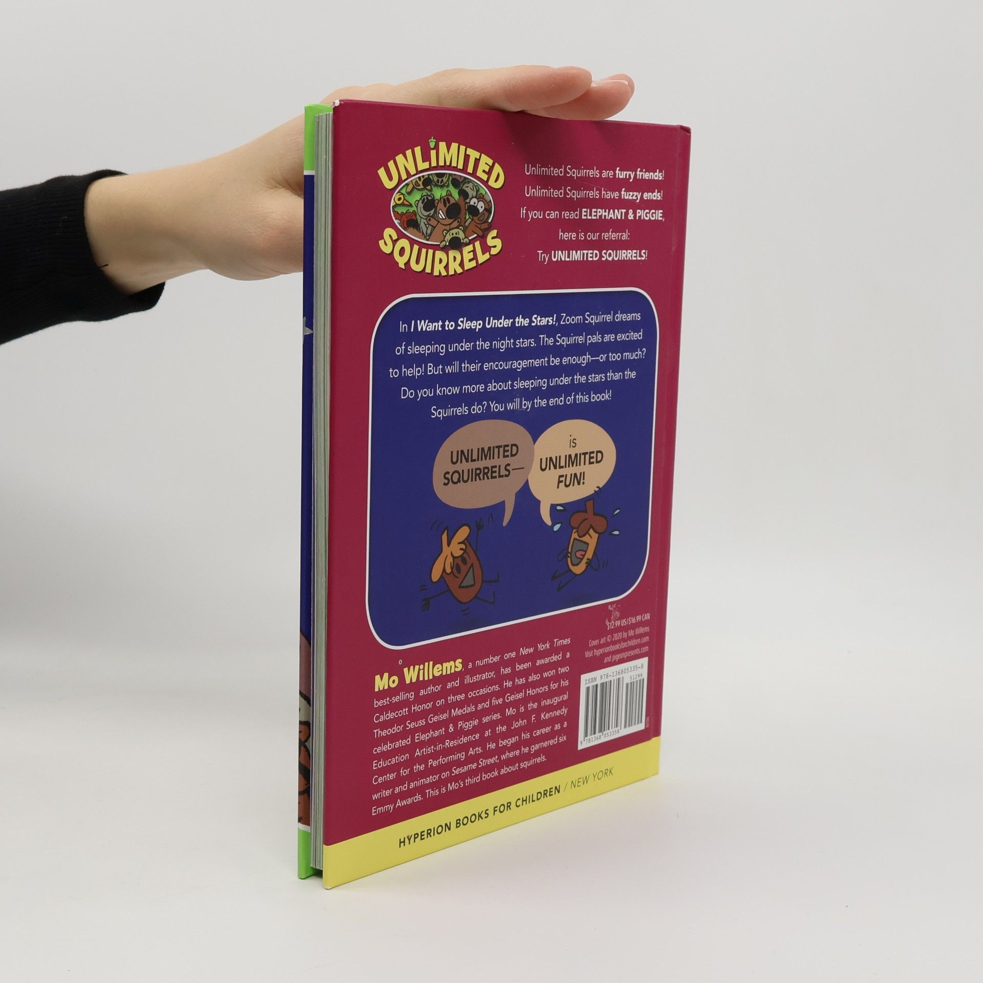 Mo Willems Unlimited Squirrels - 3: I Want to Sleep Under the Stars!