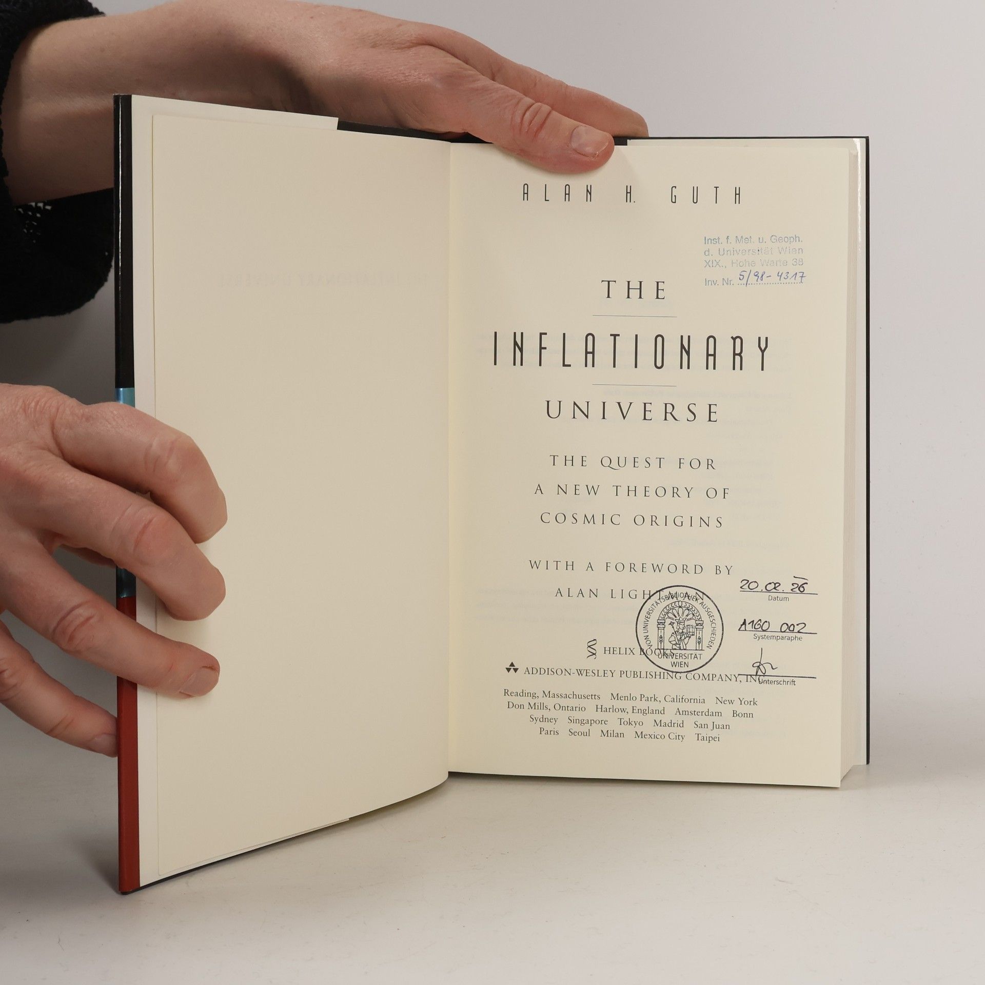 Alan H. Guth The Inflationary Universe