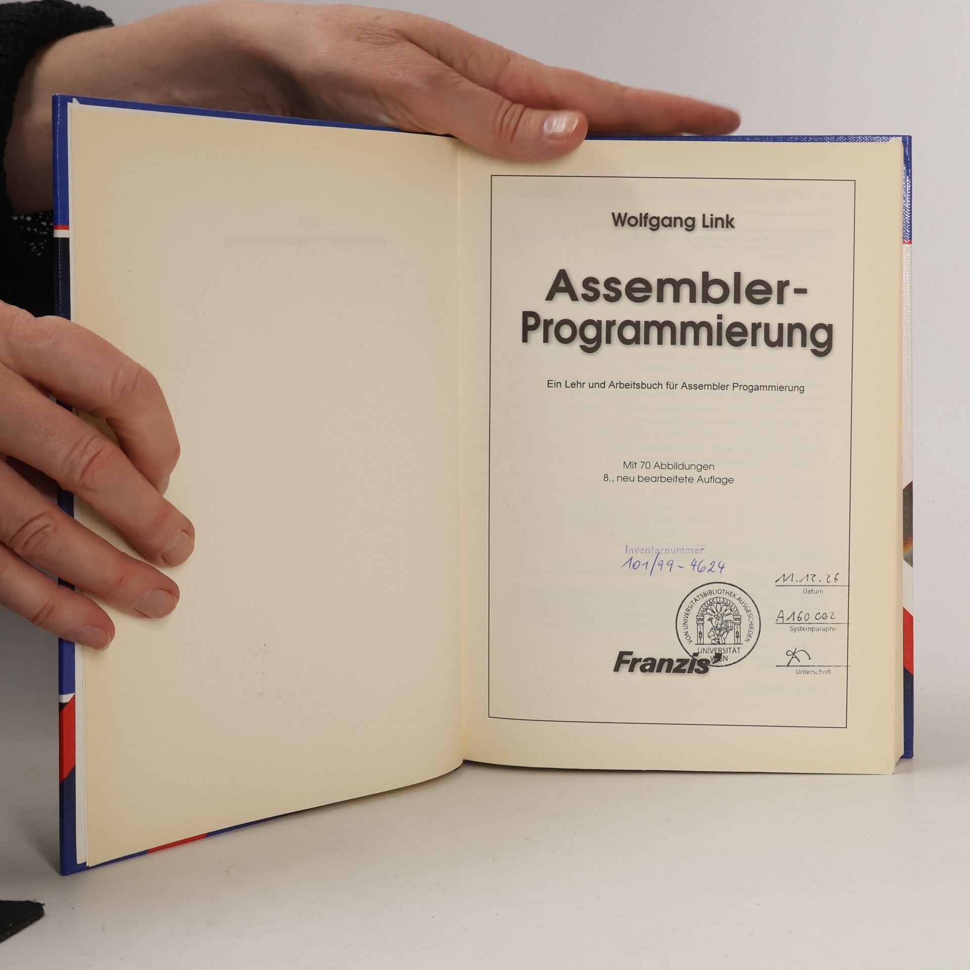 Wolfgang Link Assembler-Programmierung - 8. Auflage