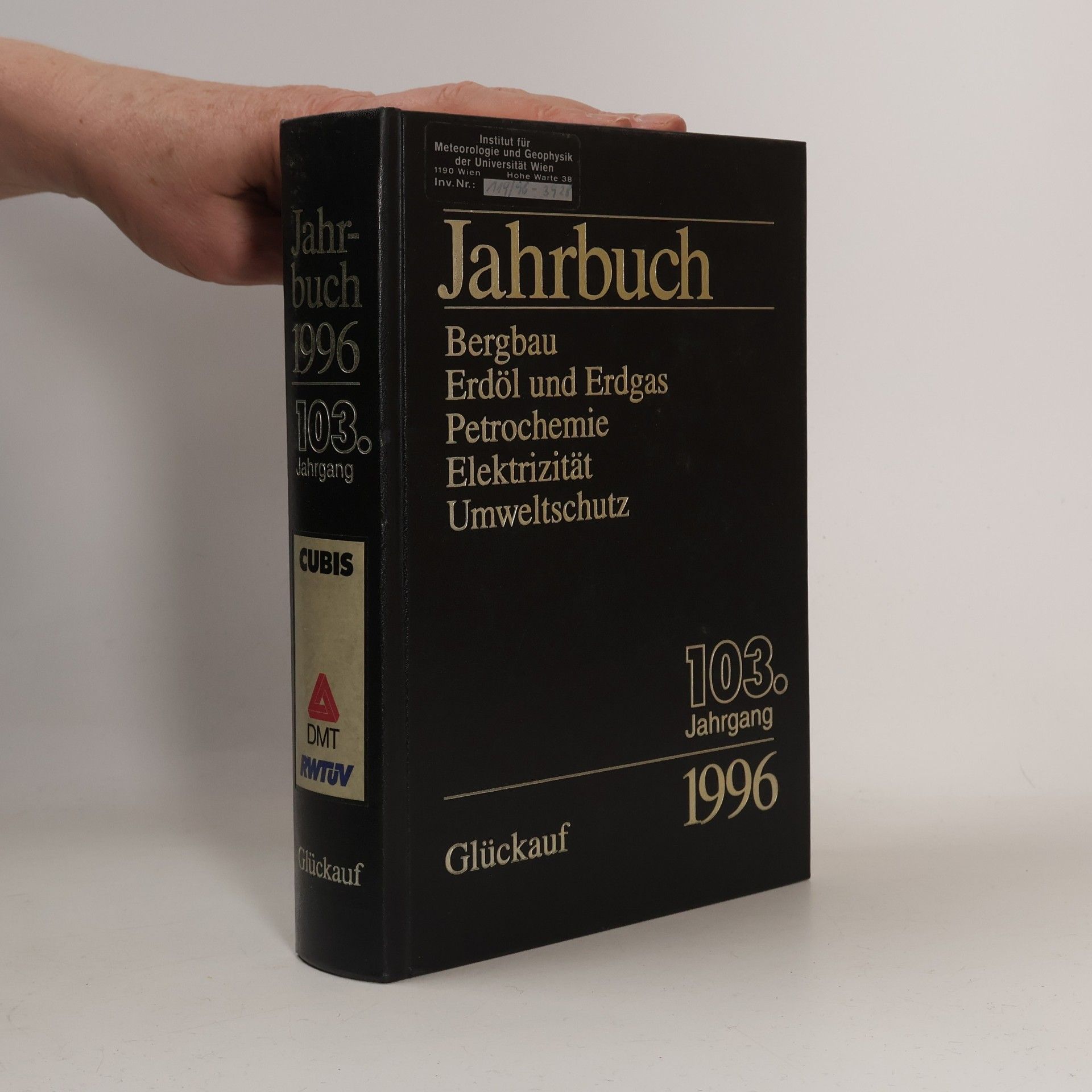 Autorenkollektiv Jahrbuch 103. Jahrgang, 1996