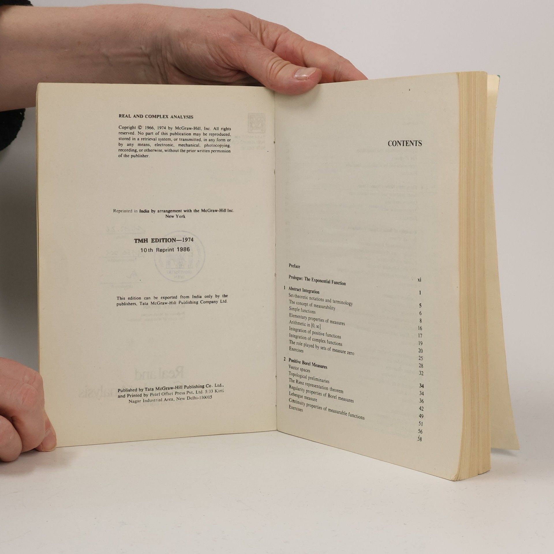 Walter Rudin Real & Complex Analysis