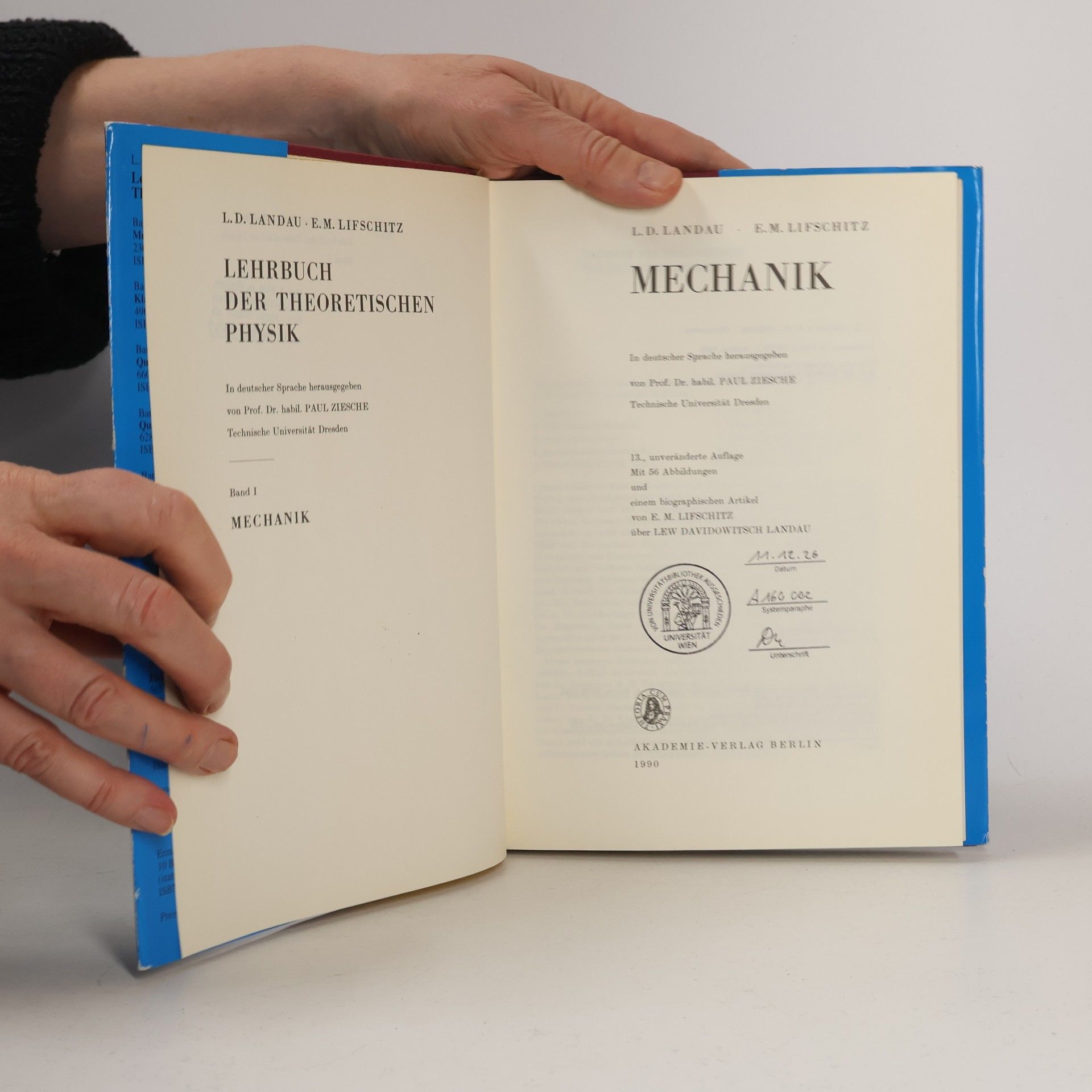 Lev Davidovič Landau Lehrbuch der Theoretischen Physik - 1: Mechanik