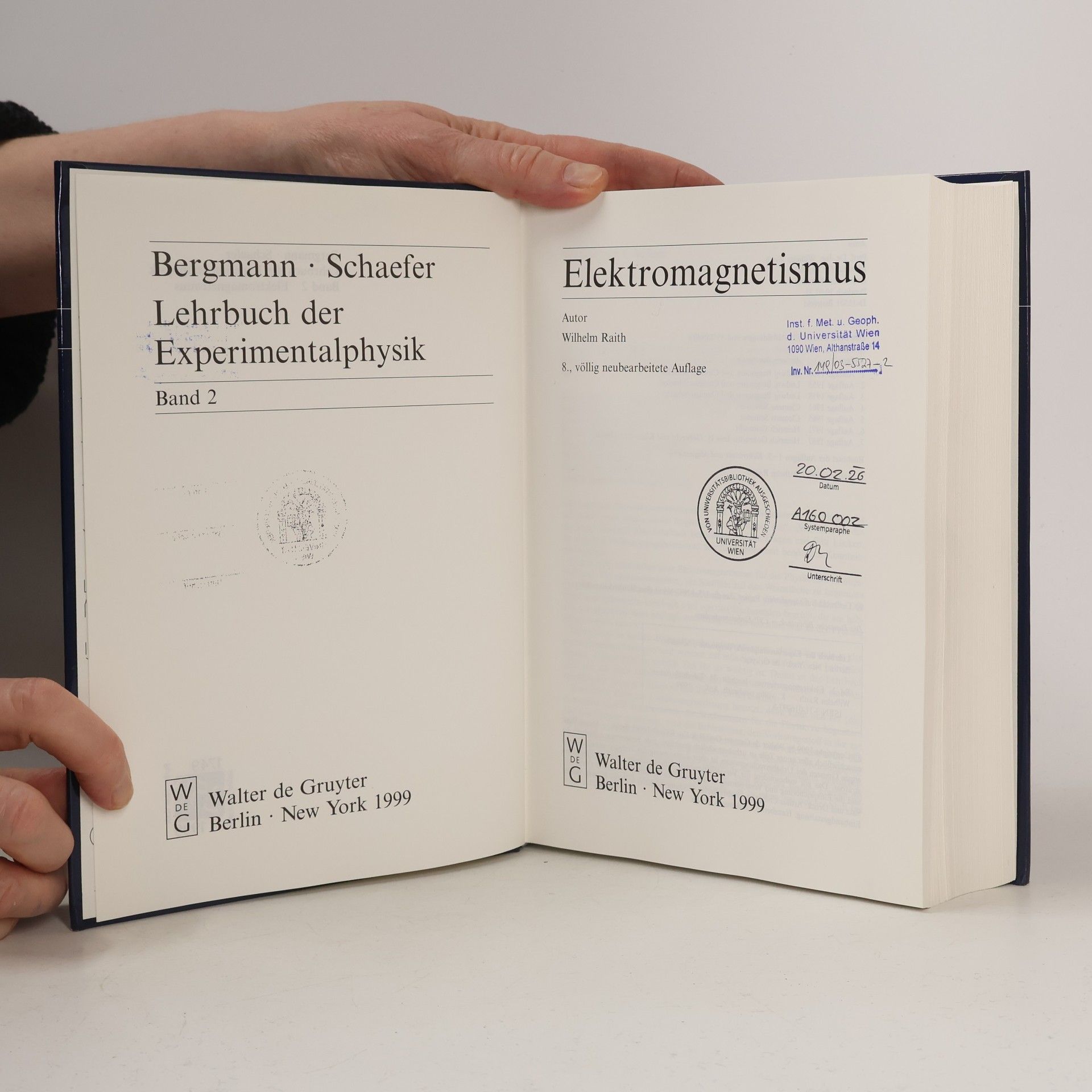 Wilhelm Raith Elektromagnetismus