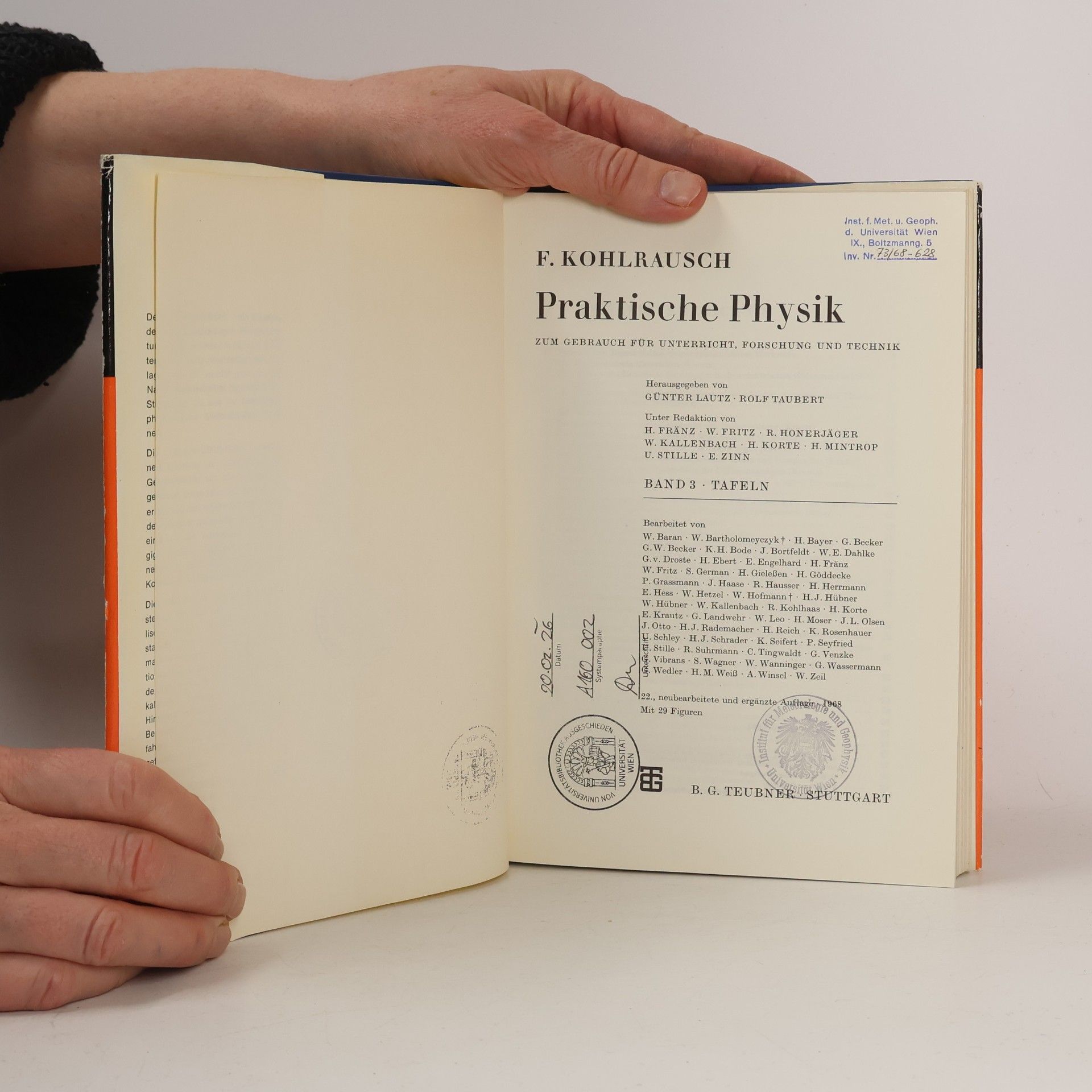 Friedrich Kohlrausch Praktische Physik 3