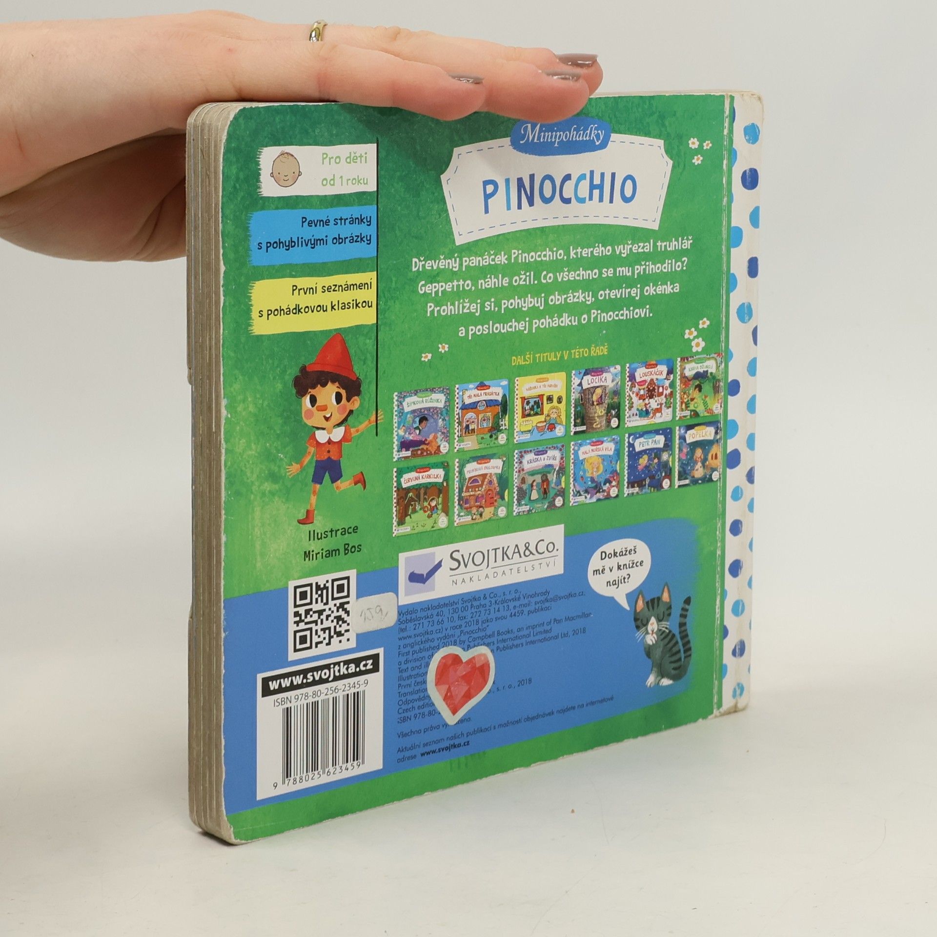 Miriam Bos Minipohádky: Pinocchio