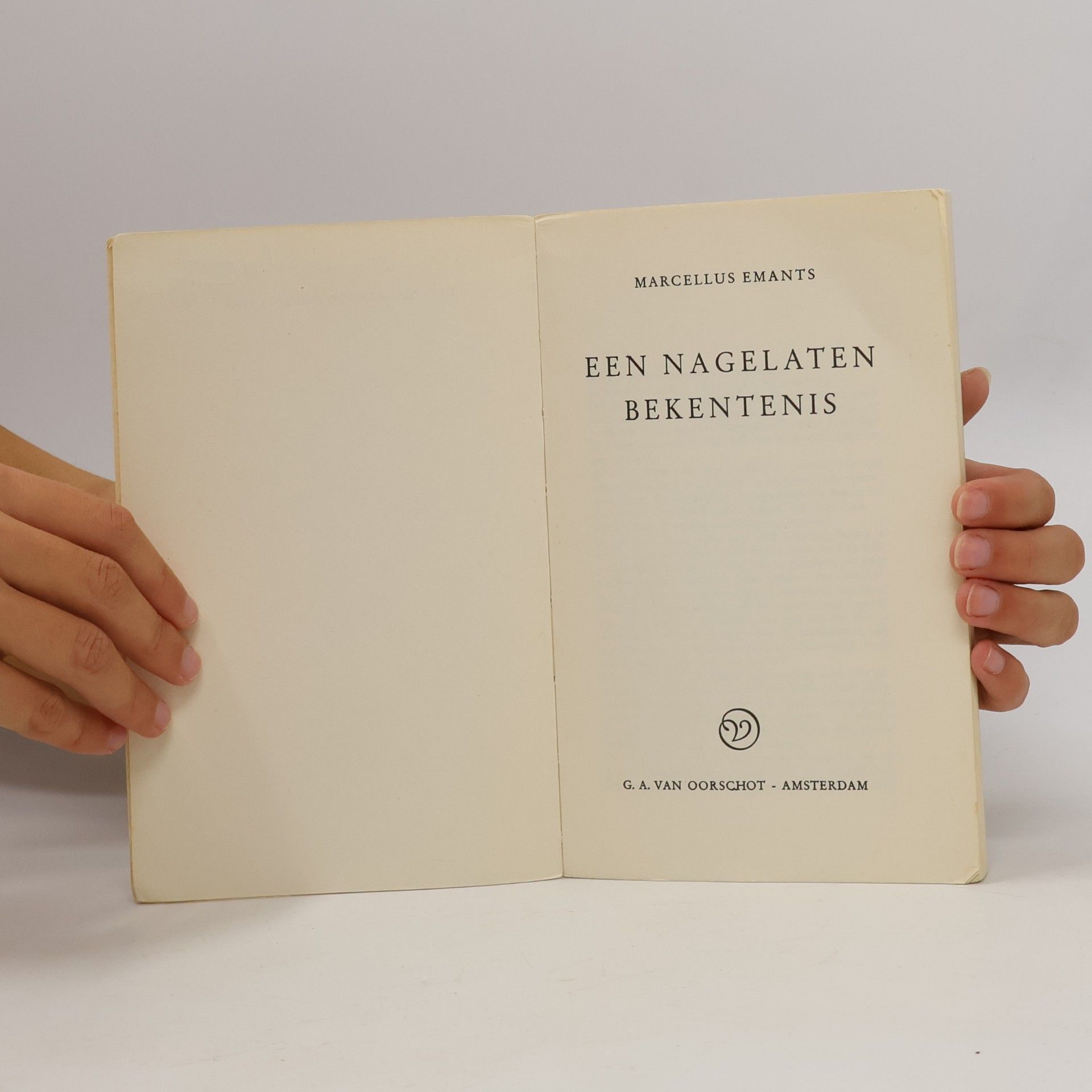 Marcellus Emants Een nagelaten bekentenis