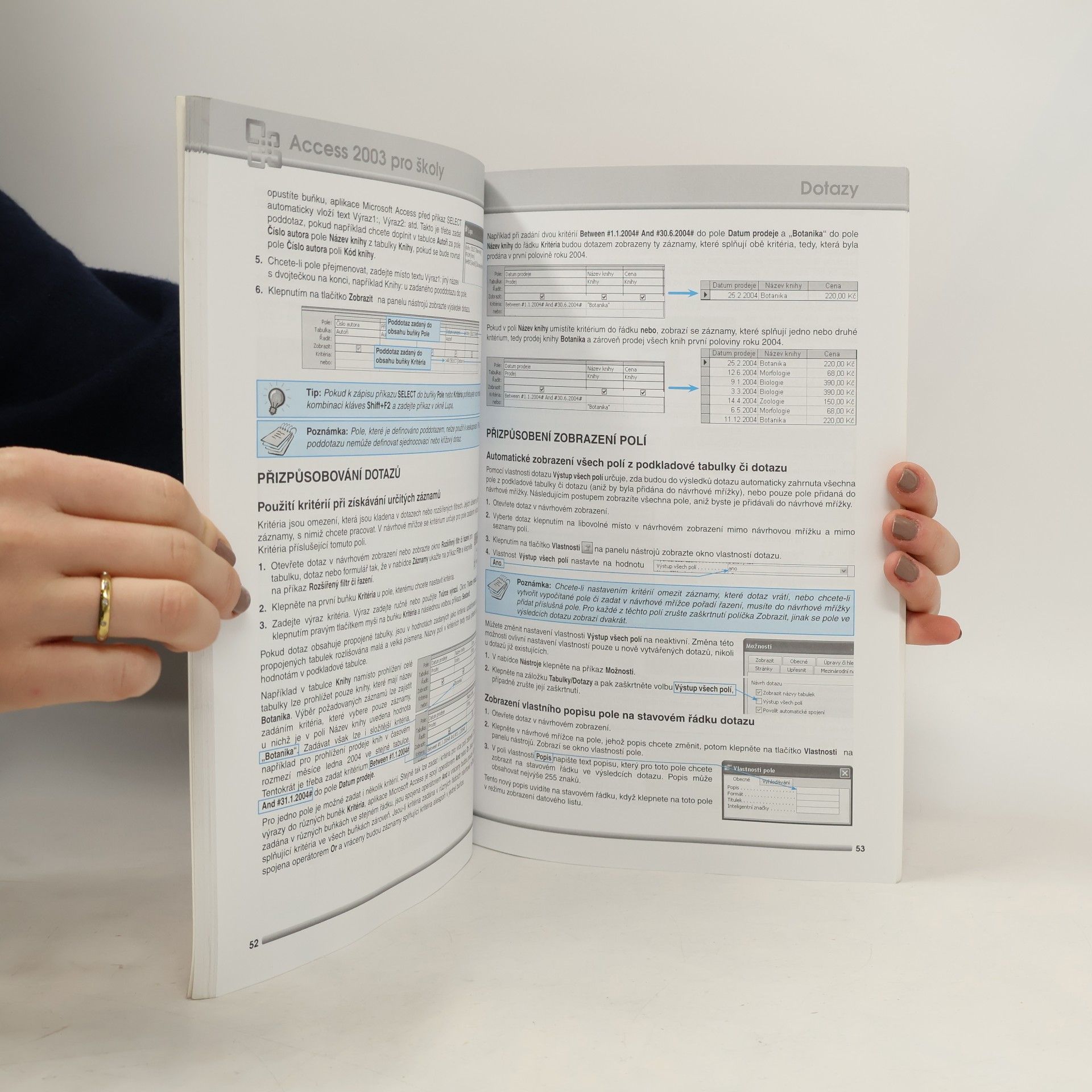 Hana Rachačová Microsoft Access 2003 pro školy
