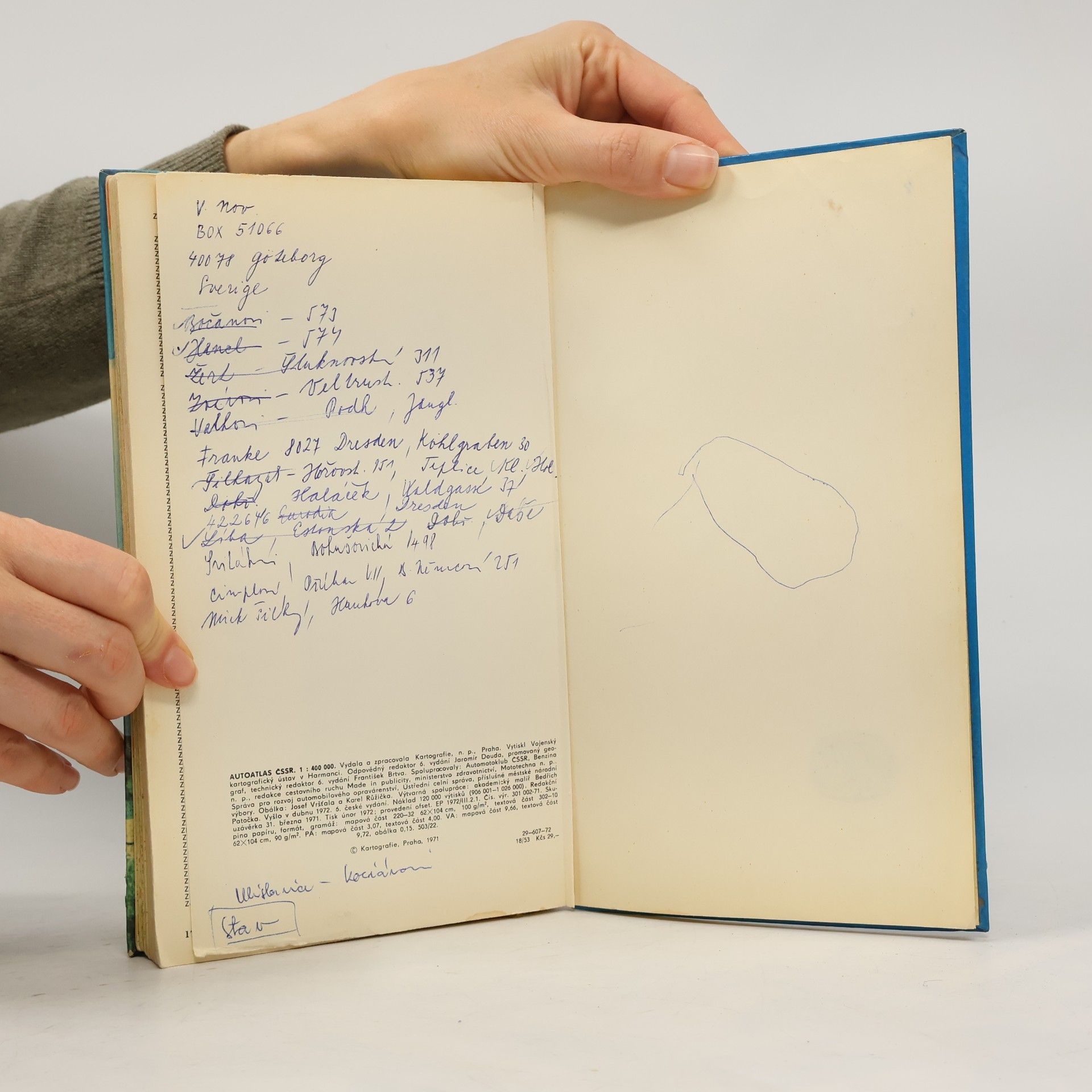 Auteurscollectief Auto atlas ČSSR