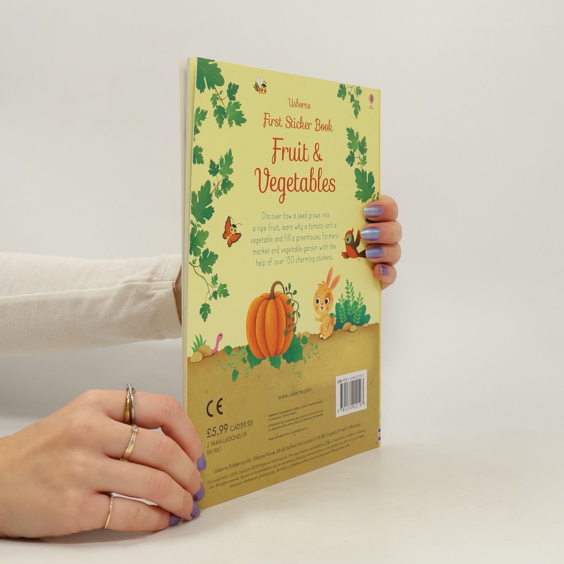 Hannah Watson First Sticker Book: Fruit & Vegetables