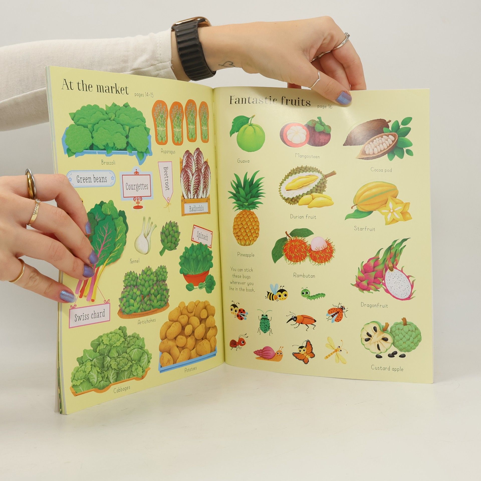 Hannah Watson First Sticker Book: Fruit & Vegetables