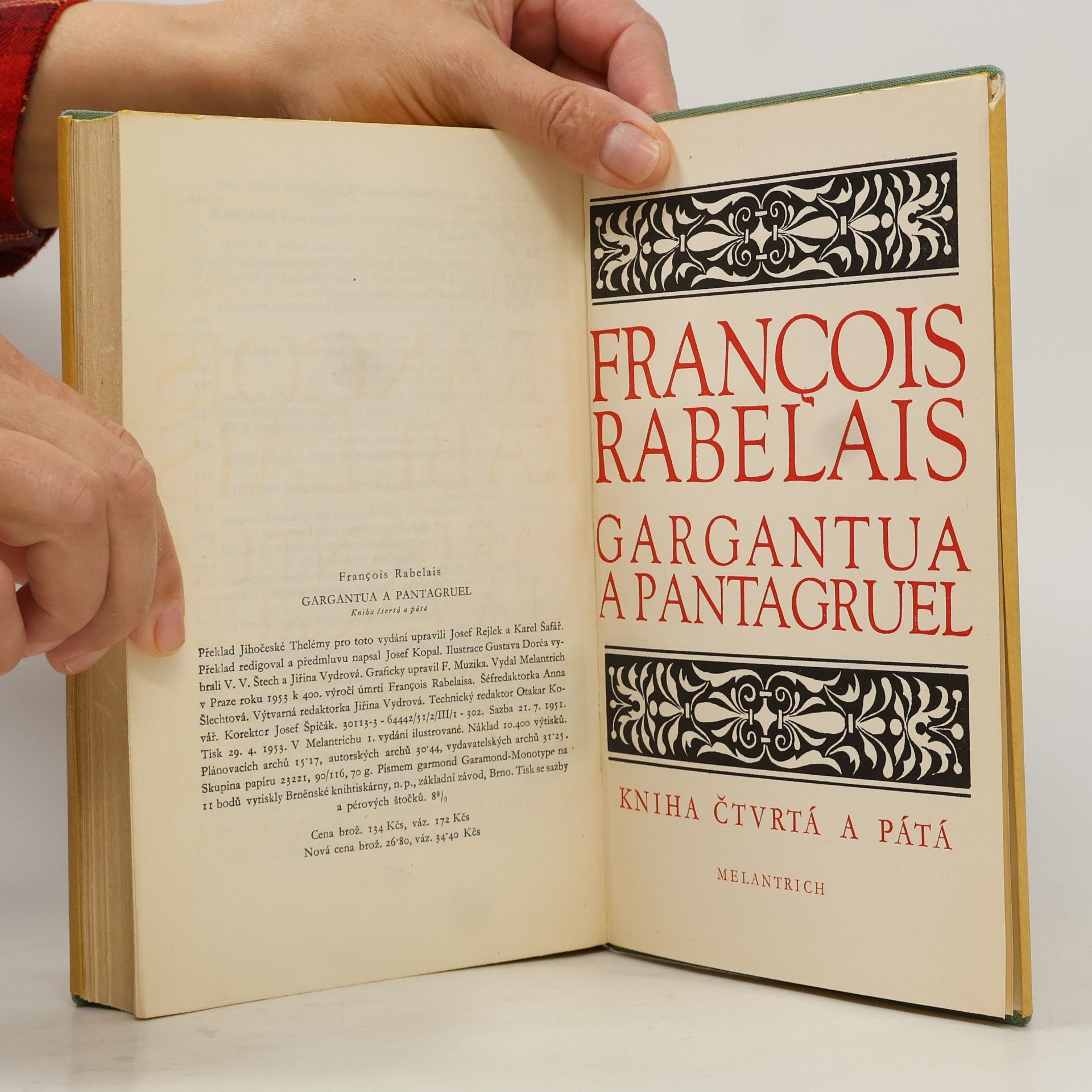 François Rabelais Gargantua a Pantagruel