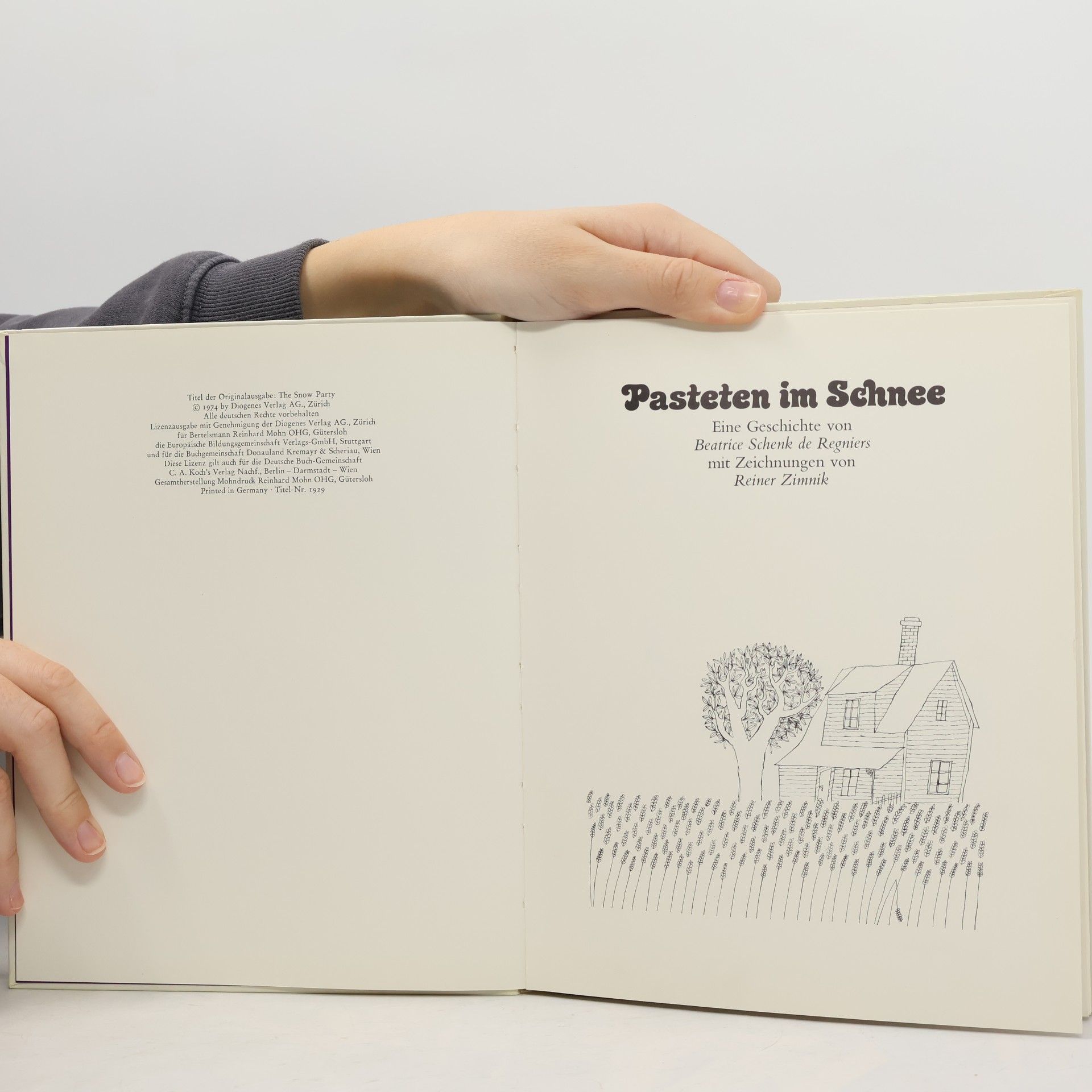 Beatrice Schenk De Regniers Pasteten im Schnee