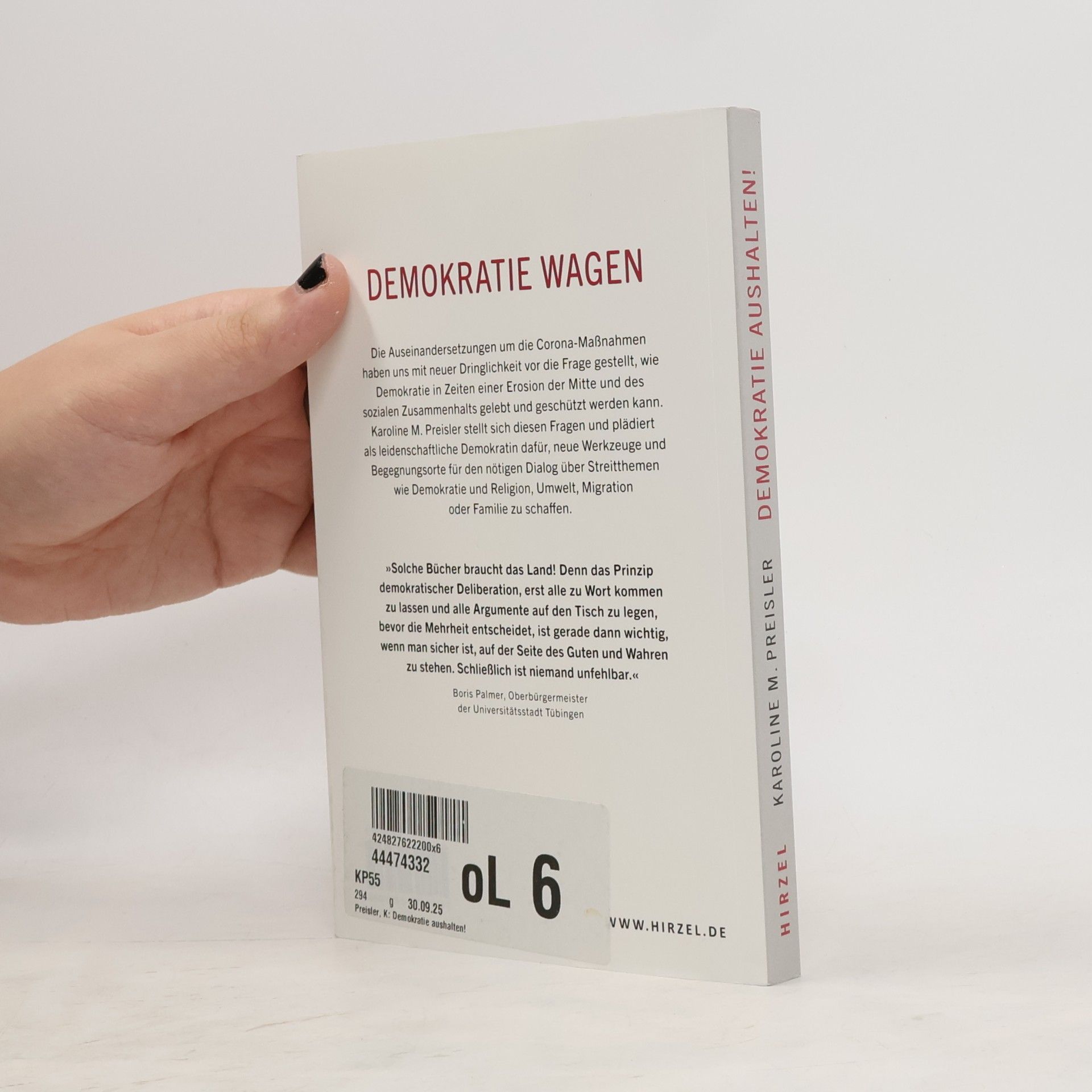 Karoline M Preisler Demokratie aushalten!