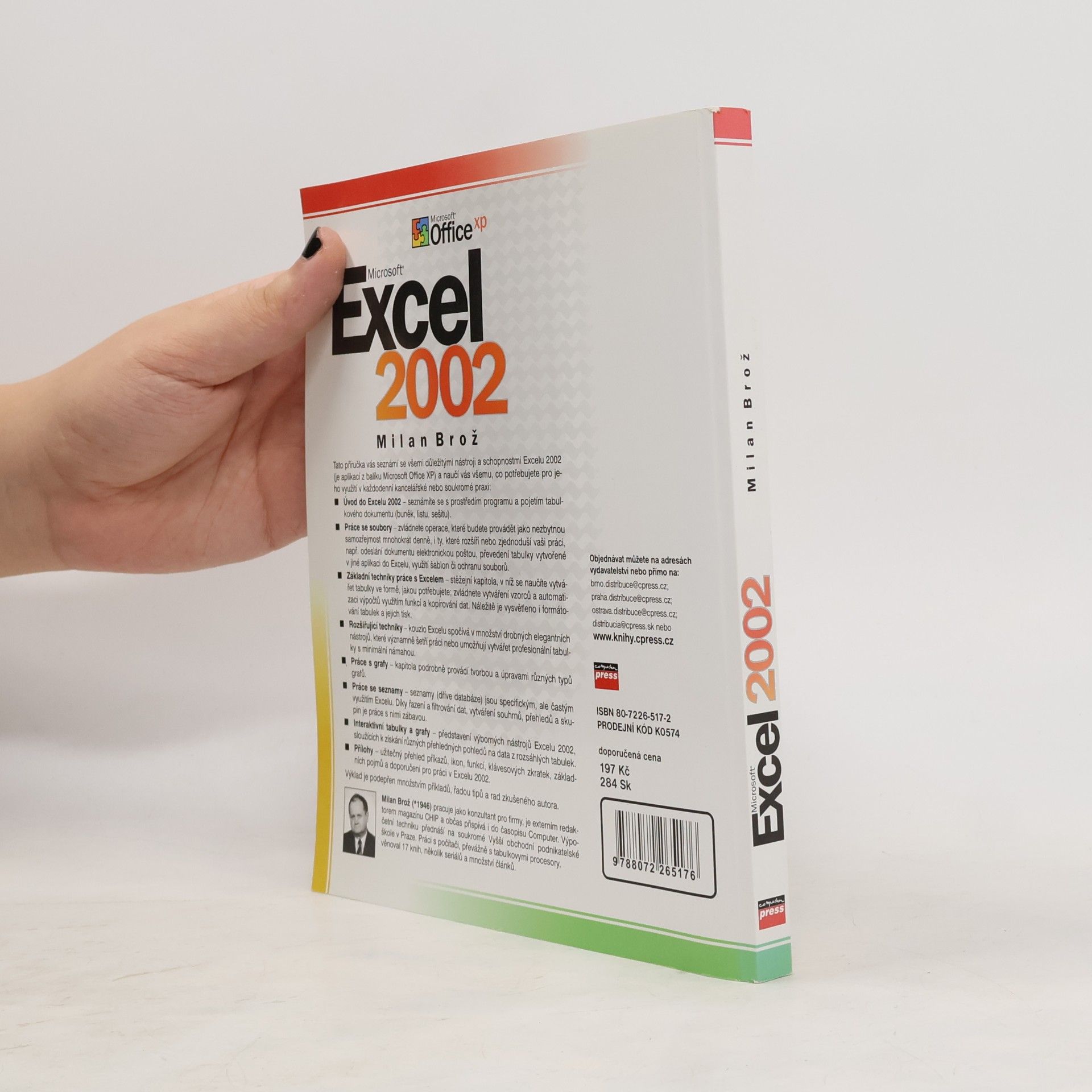 Milan Brož Microsoft Excel 2002. Uživatelská příručka