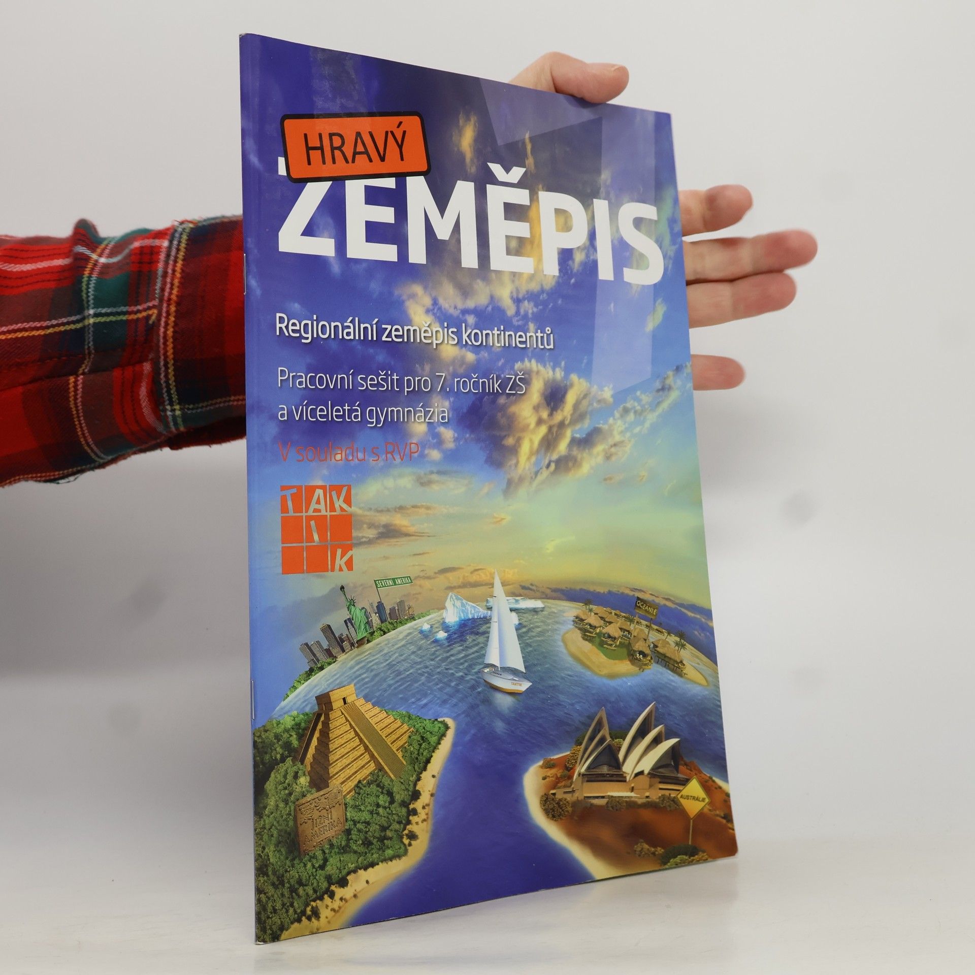 Various authors Hravý zeměpis pro 7. ročník pracovní sešit + učebnice