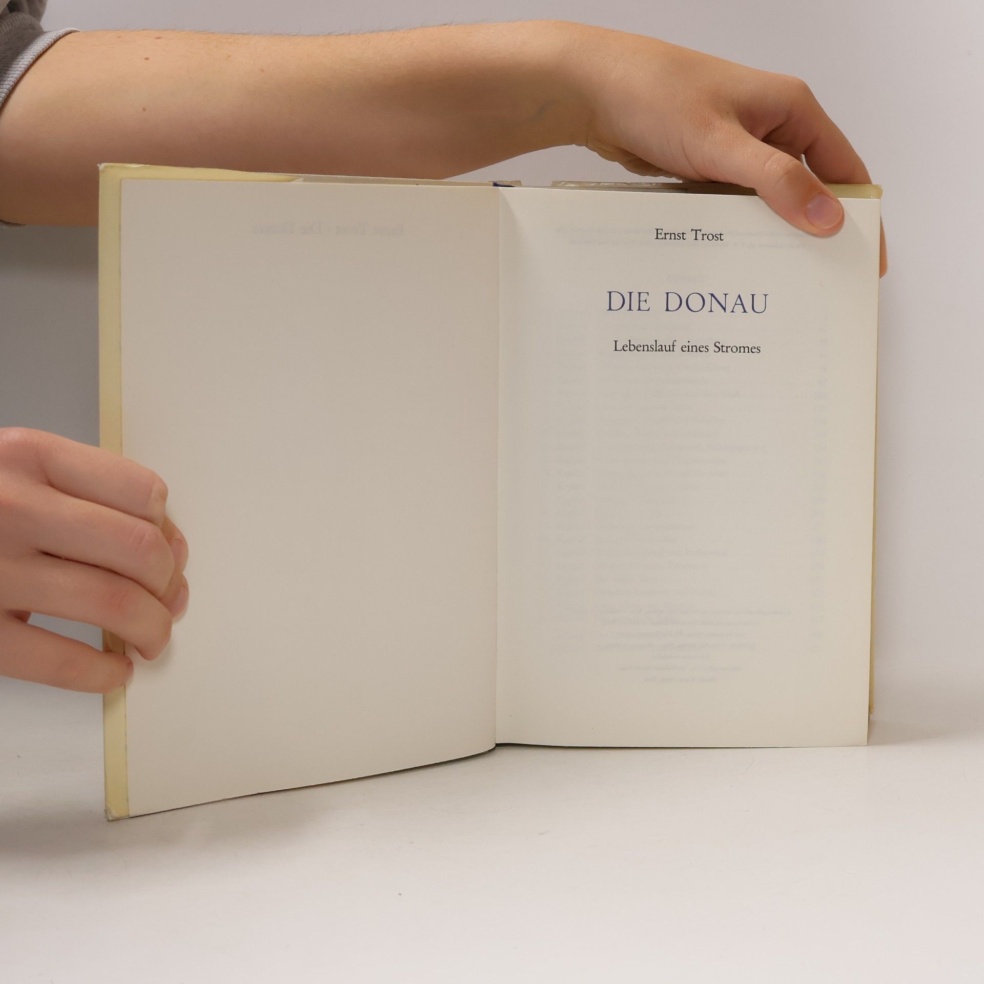 Ernst Trost Die Donau. Lebenslauf eines Stromes
