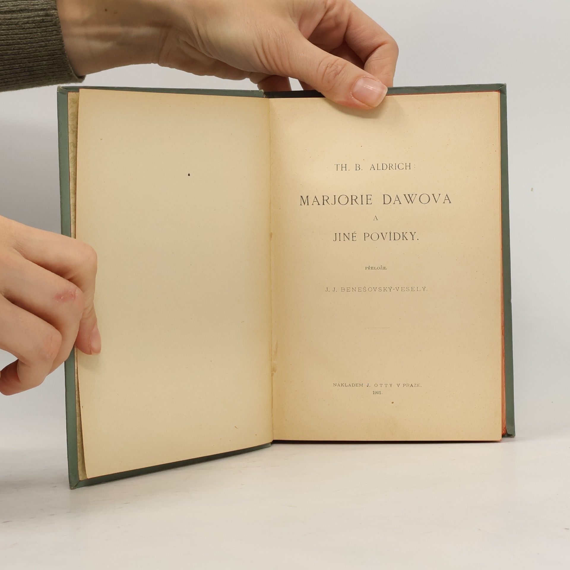 TH. B. Aldrich Marjorie Dawova a jiné povídky