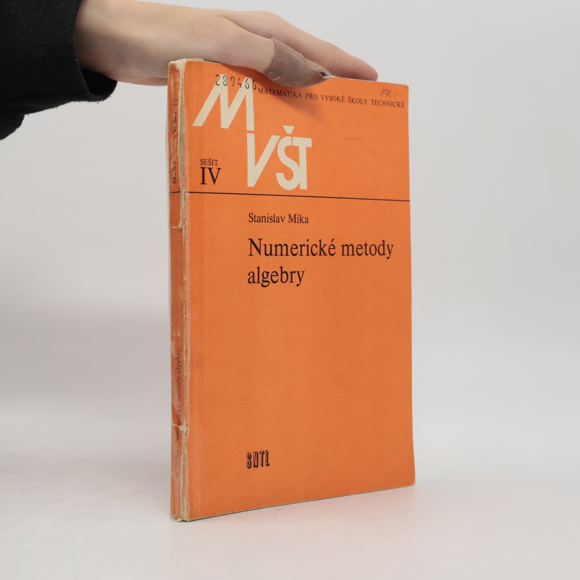 Matematika pro vysoké školy technické. Numerické metody algebry