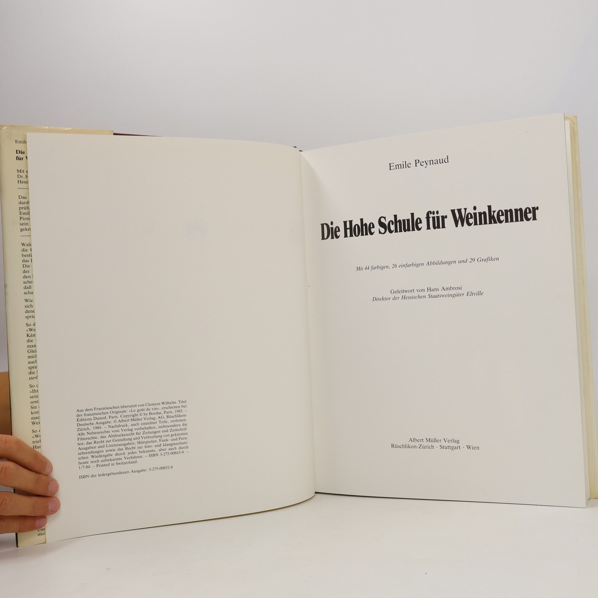 Emile Peynaud Die Hohe Schule für Weinkenner
