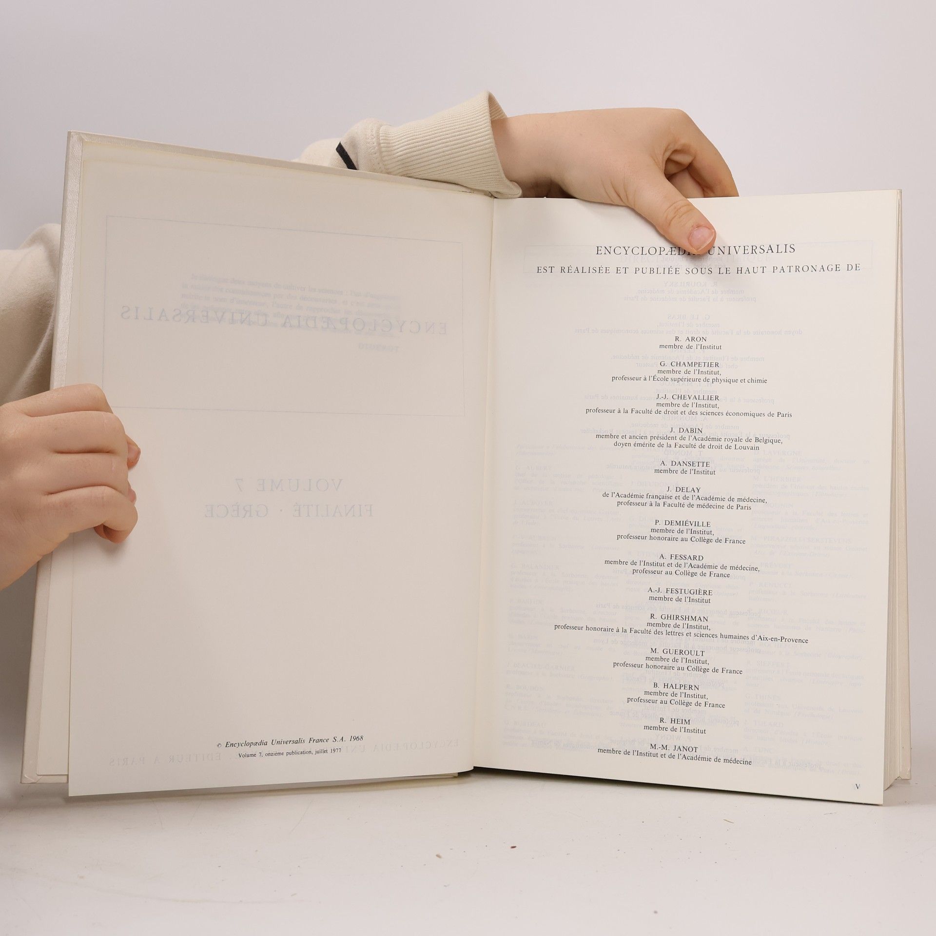 Various authors Encyclopaedia Universalis 7. Finalité - Grèce