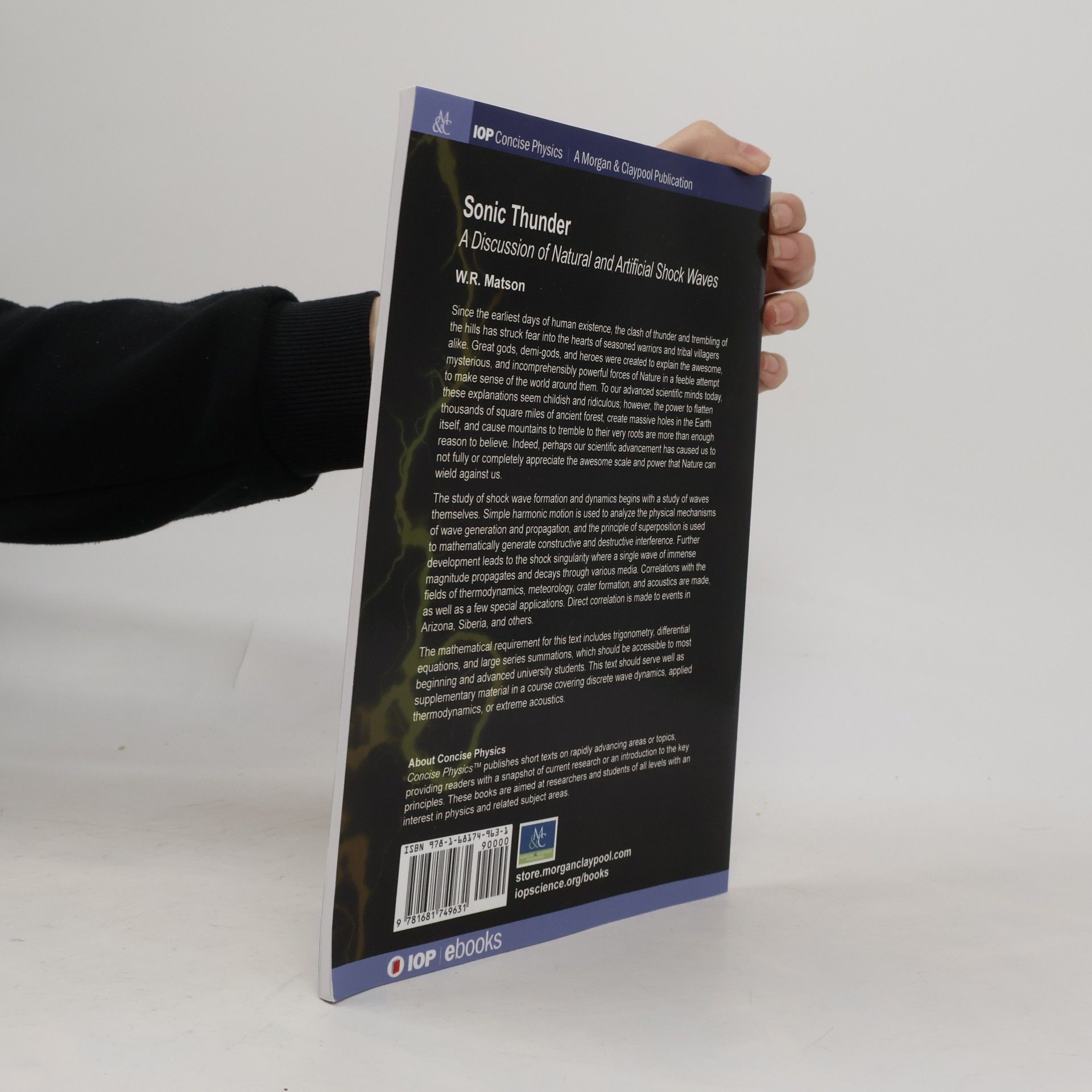 W. R. Matson IOP Concise Physics: Sonic Thunder