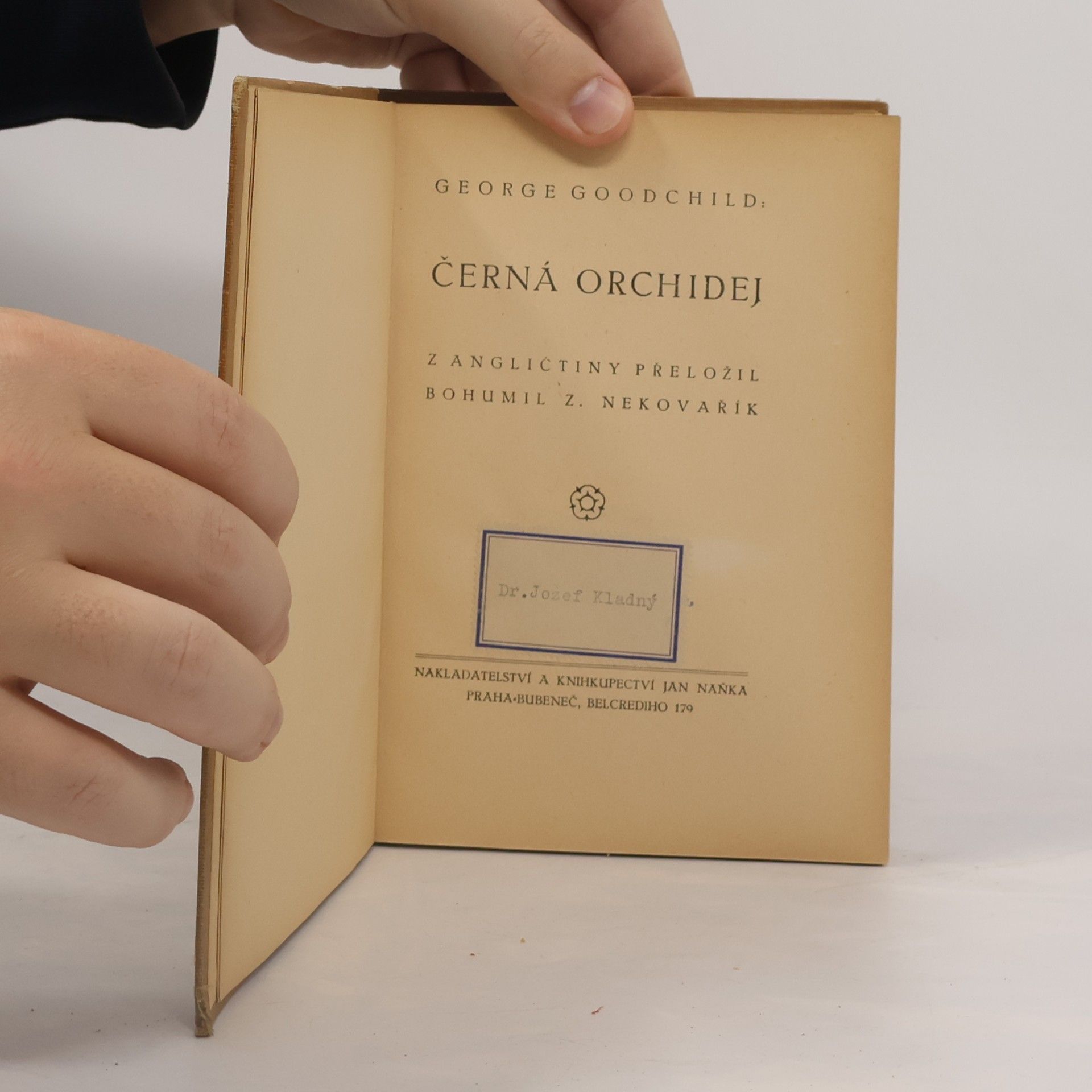 George Goodchild Černá orchidej