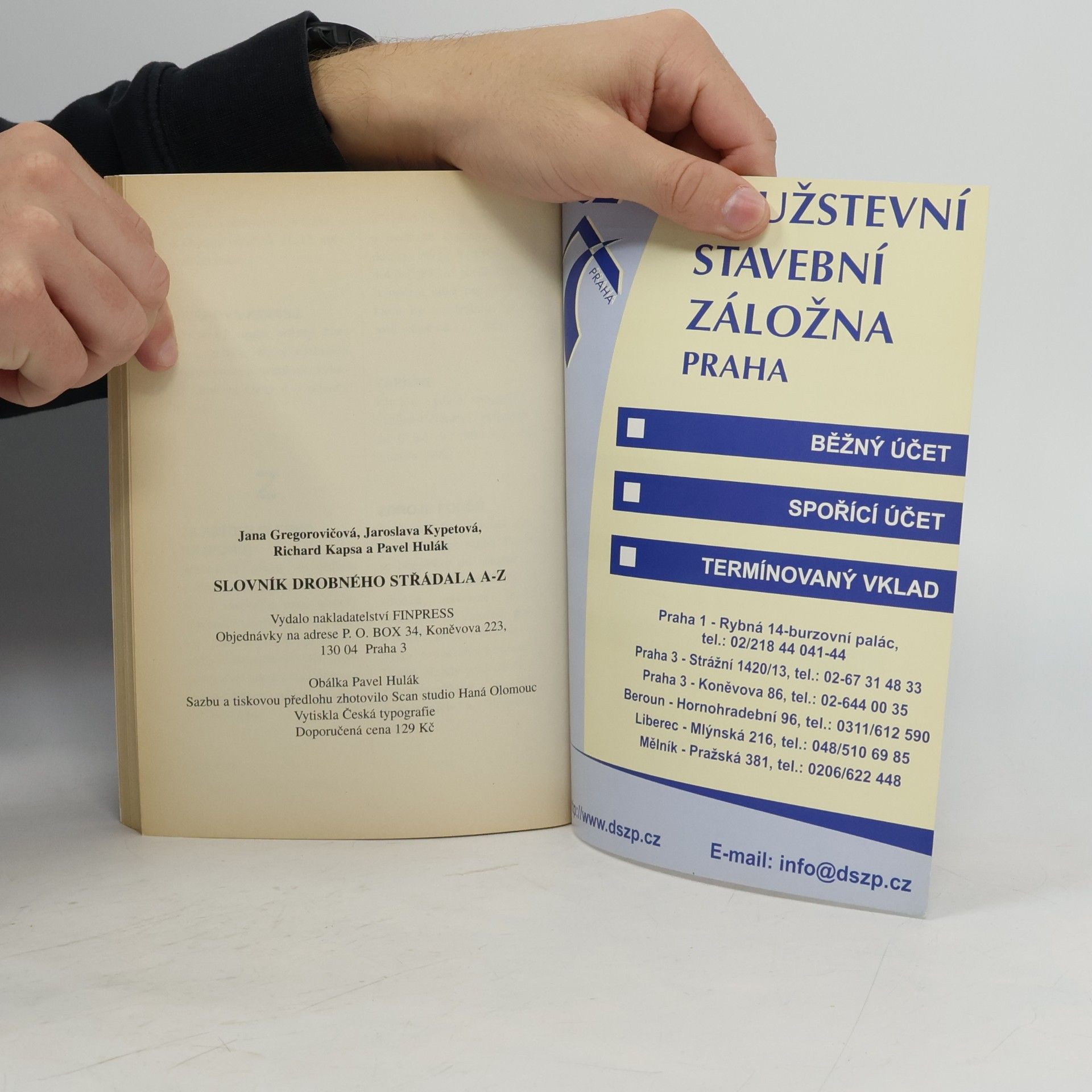 Jana Gregorovičová Slovník A-Z drobného střádala