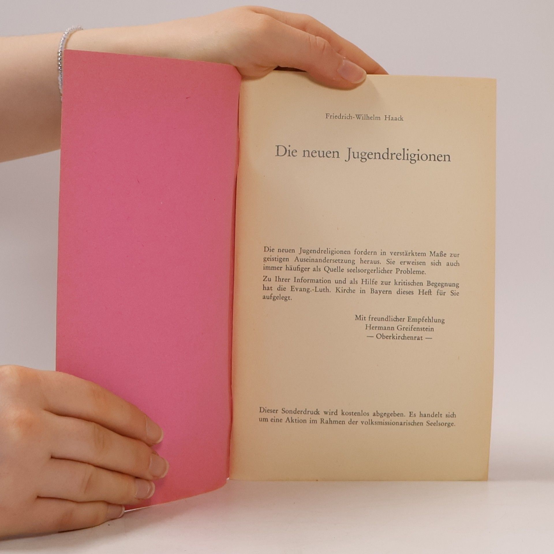 Friedrich Wilhelm Haack Die neuen Jugendreligionen