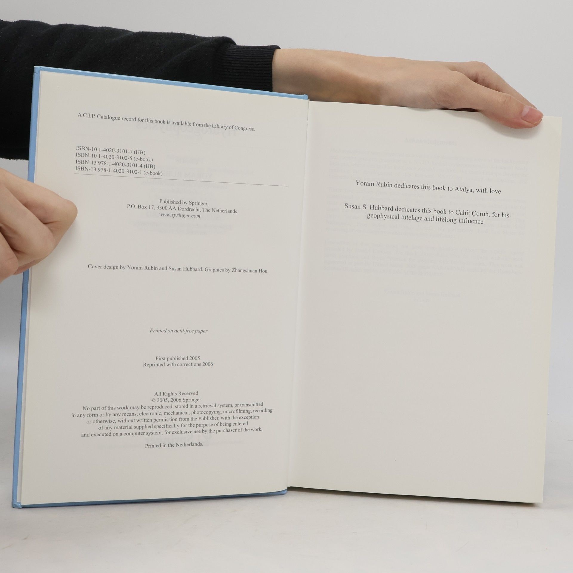 Susan S. Hubbard Water Science and Technology Library: Hydrogeophysics