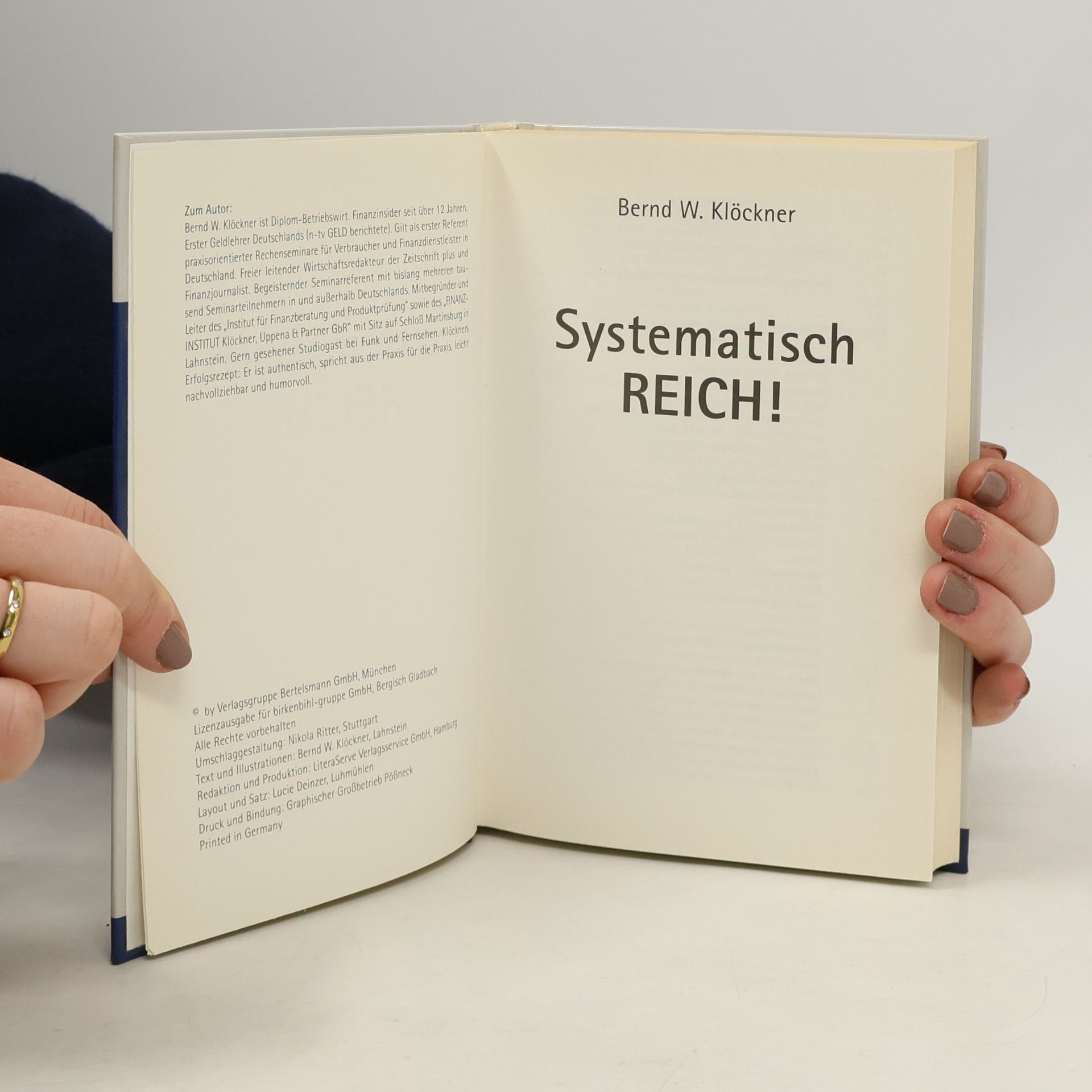Bernd W. Klöckner Systematisch Reich!