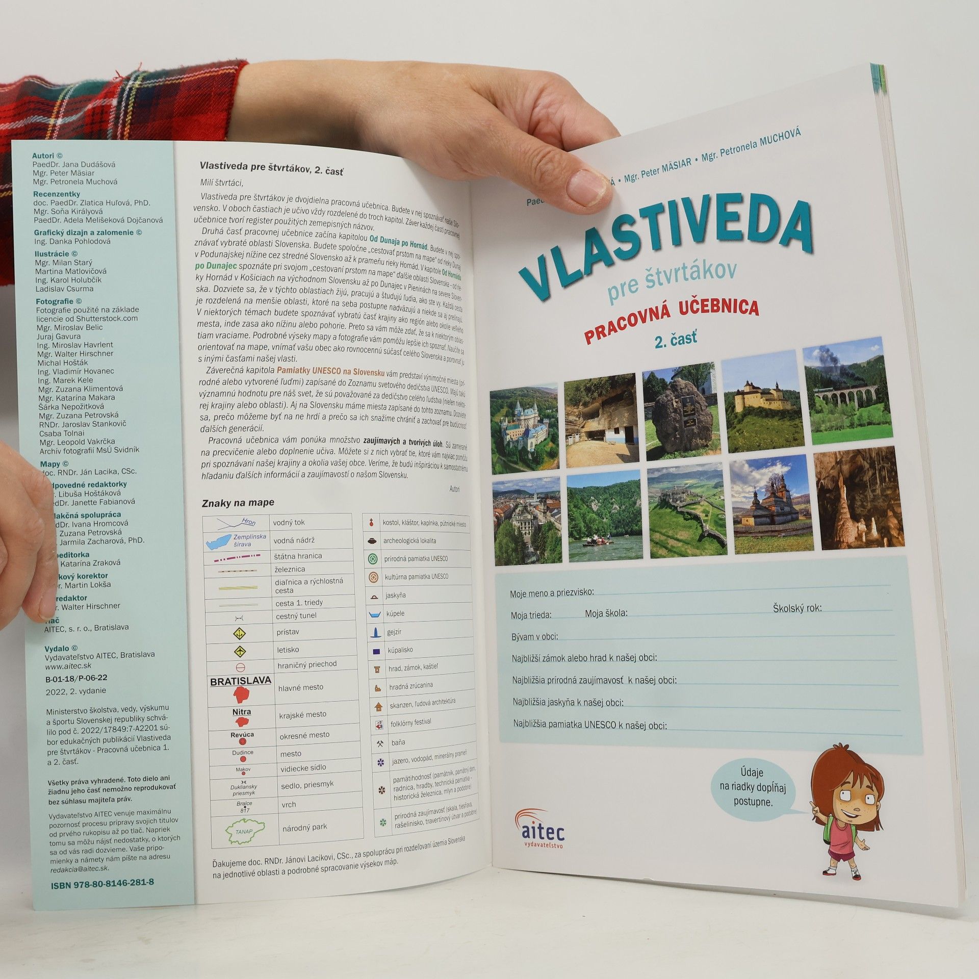 Jana Dudášová Vlastiveda pre štvrtákov, 2. časť. Pracovná učebnica