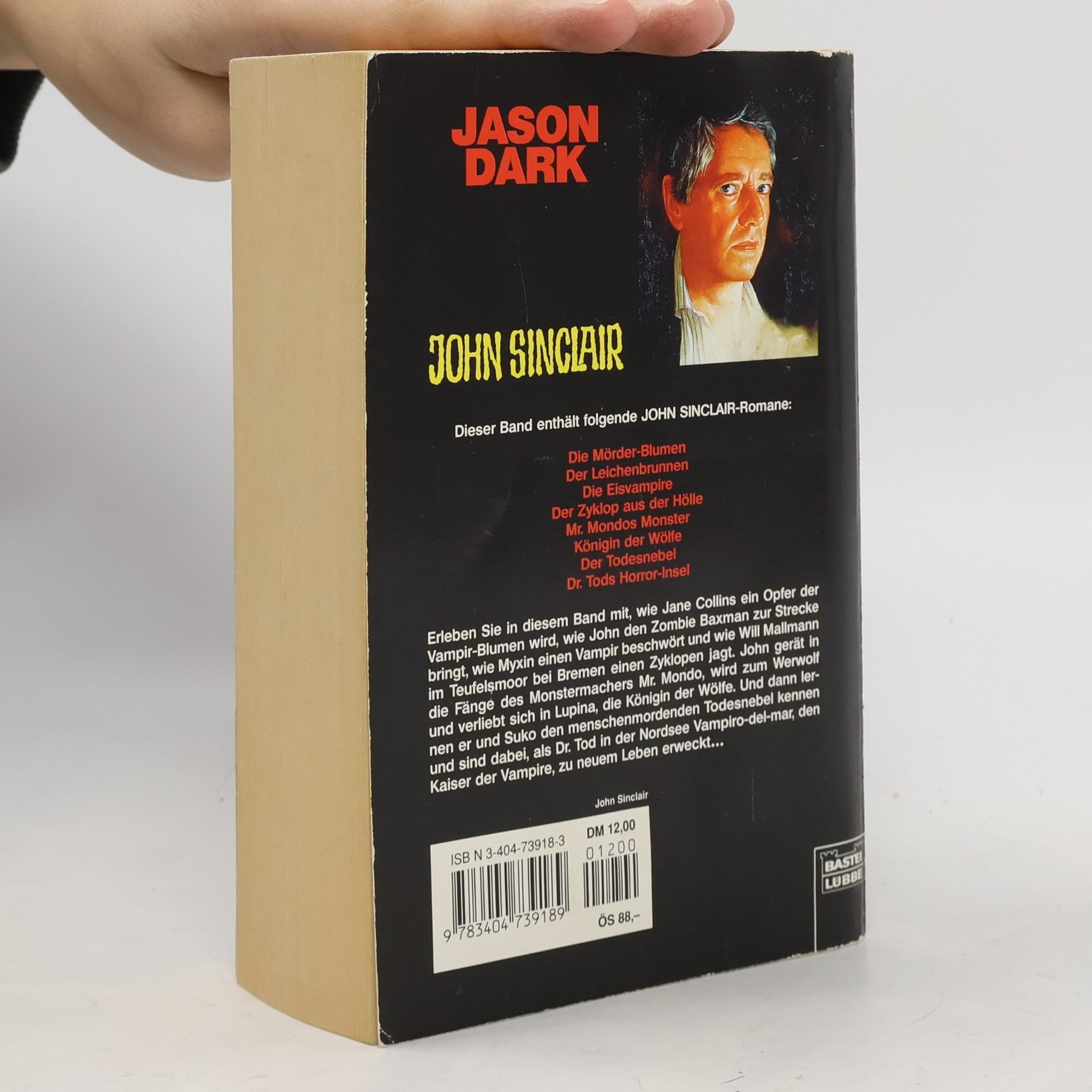 Jason Dark Geisterjäger John Sinclair, Todesträume, Sonderband. Acht spannende Grusel-Abenteuer