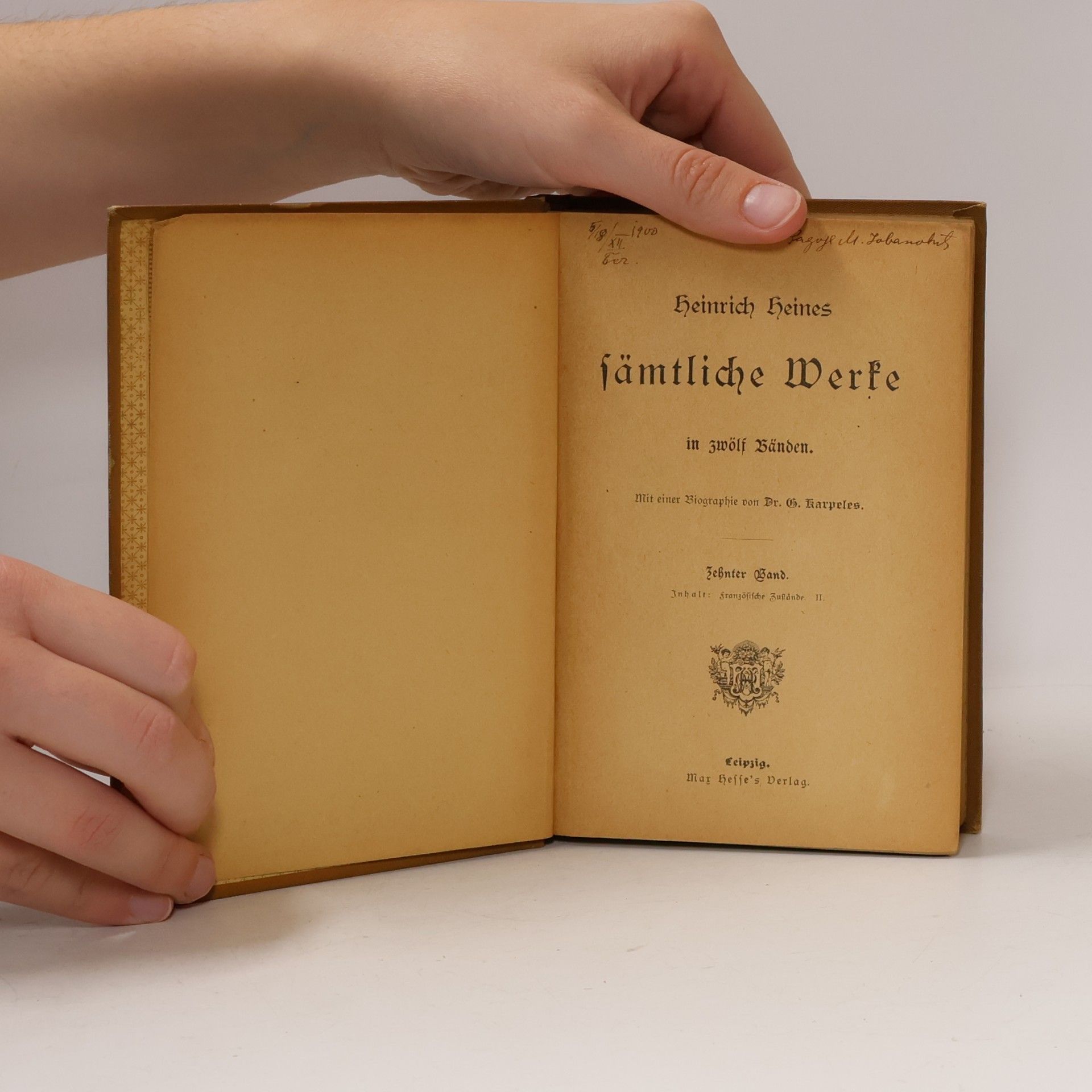 Heinrich Heine Sämtliche Werke 10