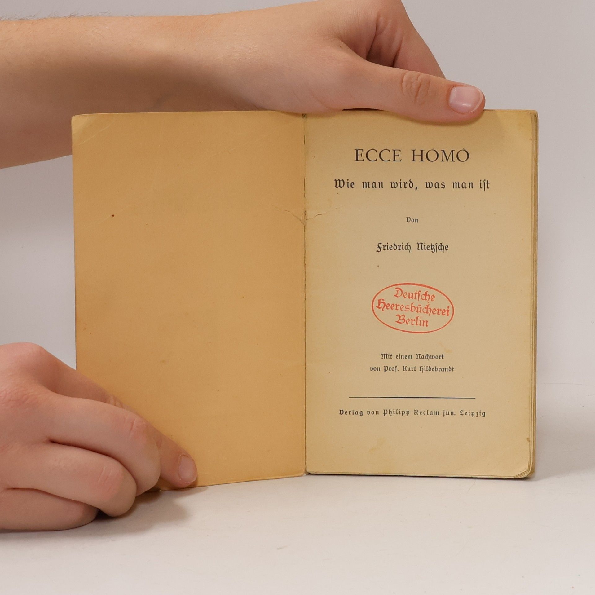 Friedrich Nietzsche Ecce homo