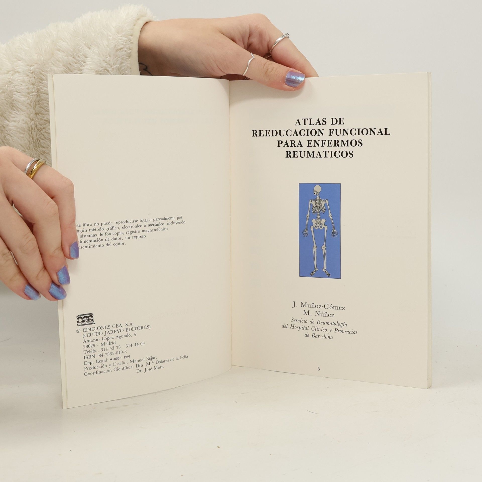 J. Muñoz Gómez Atlas de reeducacion funcional para enfermos reumaticos