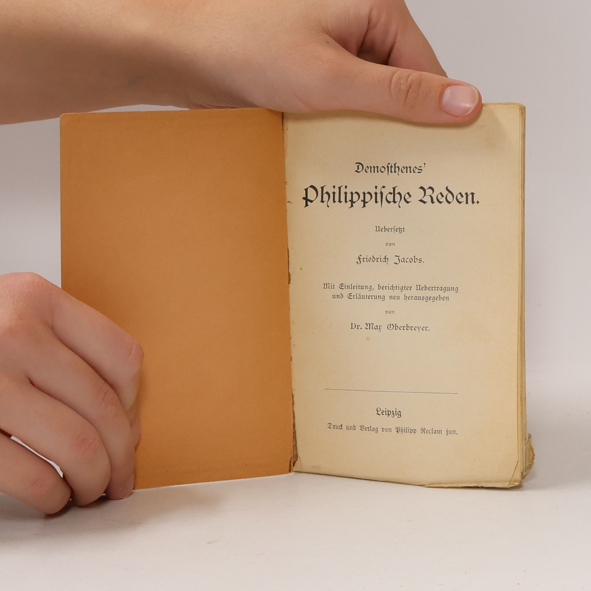 Demosthenes Philippische Reden