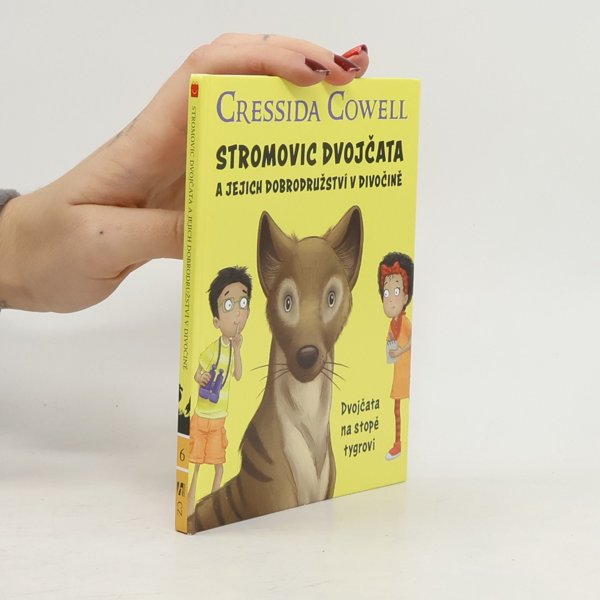 Cressida Cowell Stromovic dvojčata a jejich dobrodružství v divočině. Dvojčata na stopě tygrovi